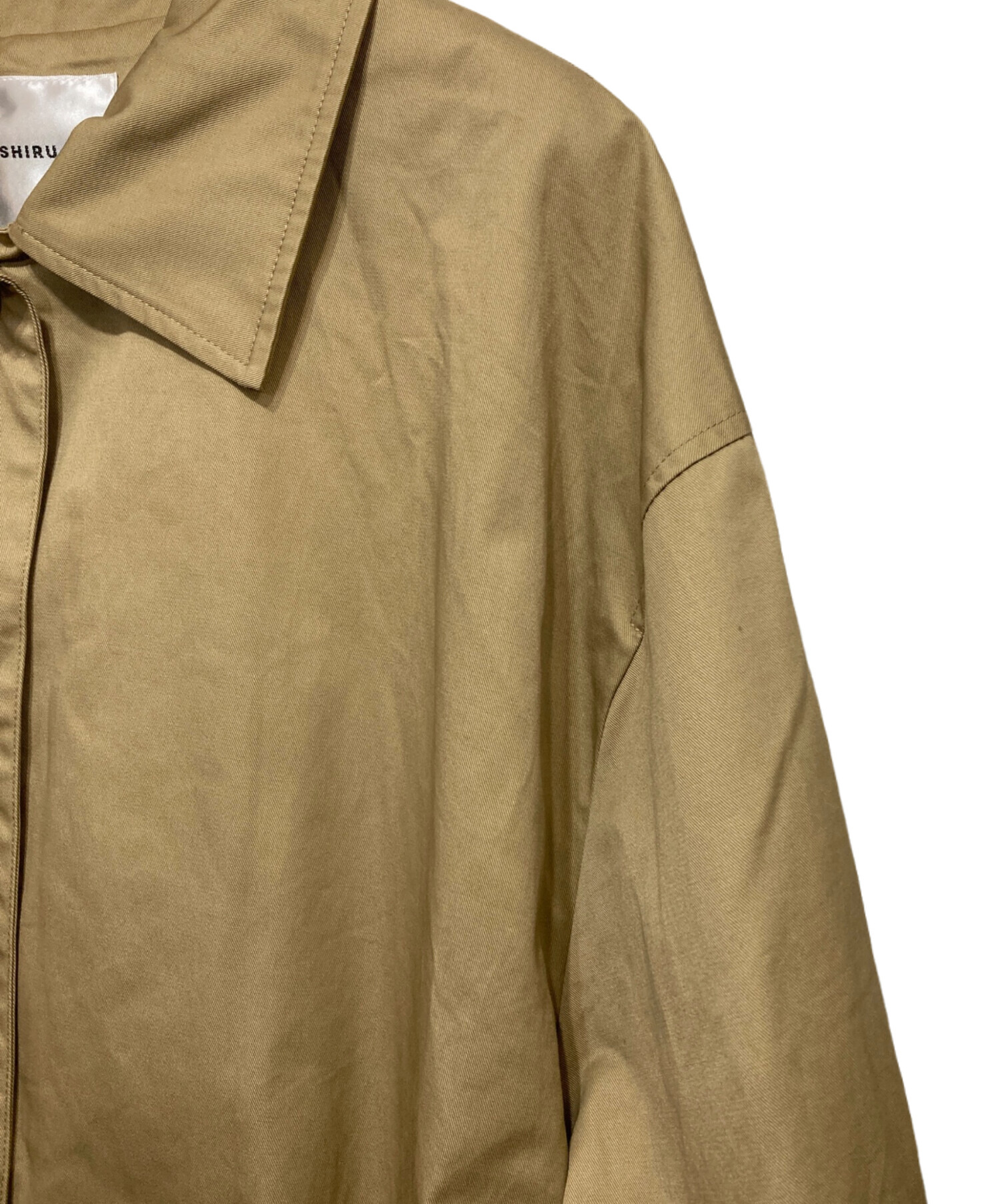 FASHIRU ベージュ スプリングコート 中古・古着通販】FASHIRU (ファシル) コットンスプリングコート