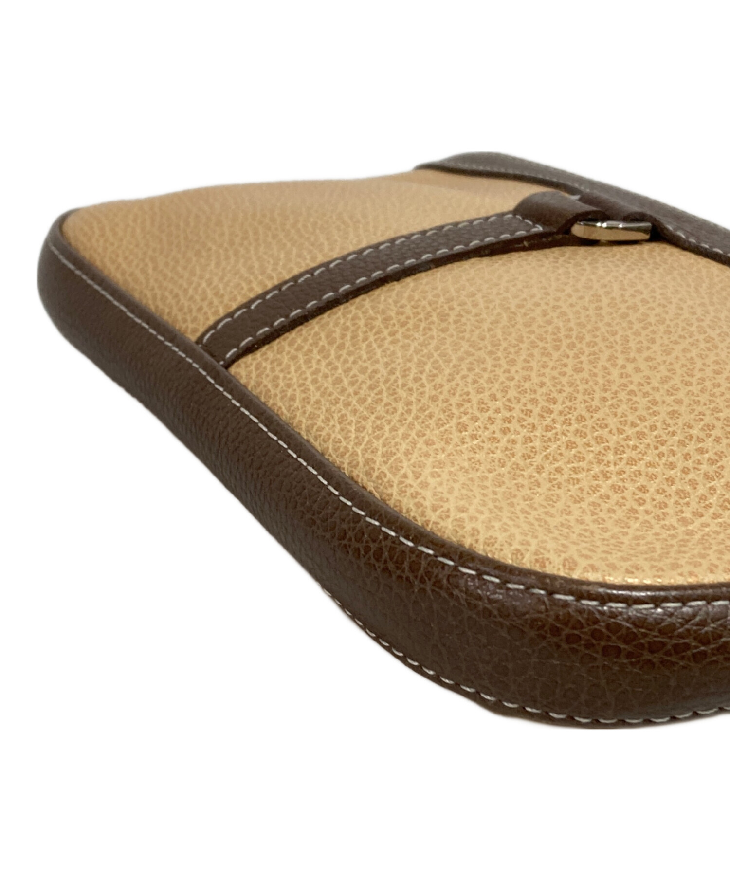 中古・古着通販】LONGCHAMP (ロンシャン) ショルダーバッグ ベージュ