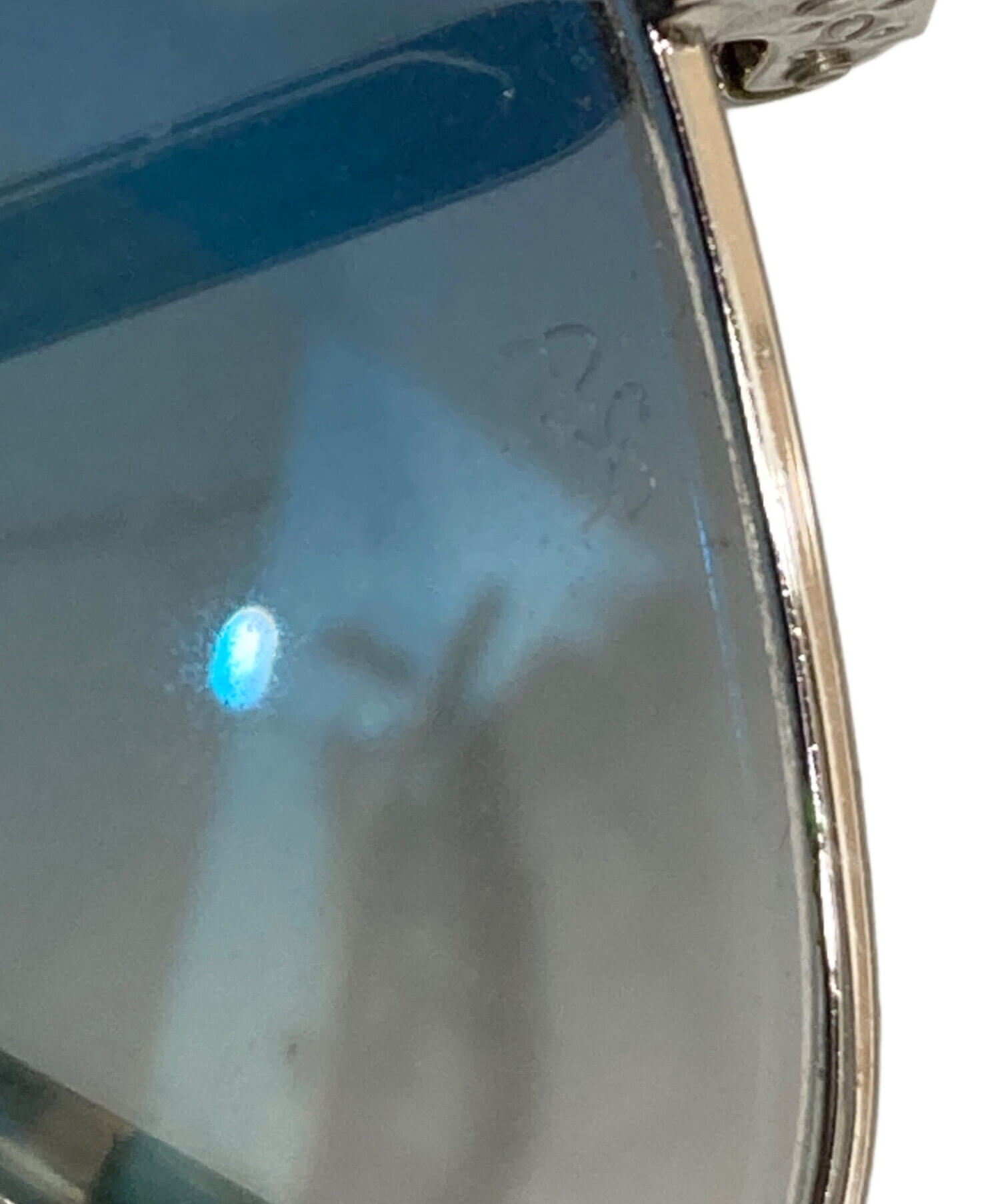 中古・古着通販】RAY-BAN (レイバン) サングラス シルバー×ブルー