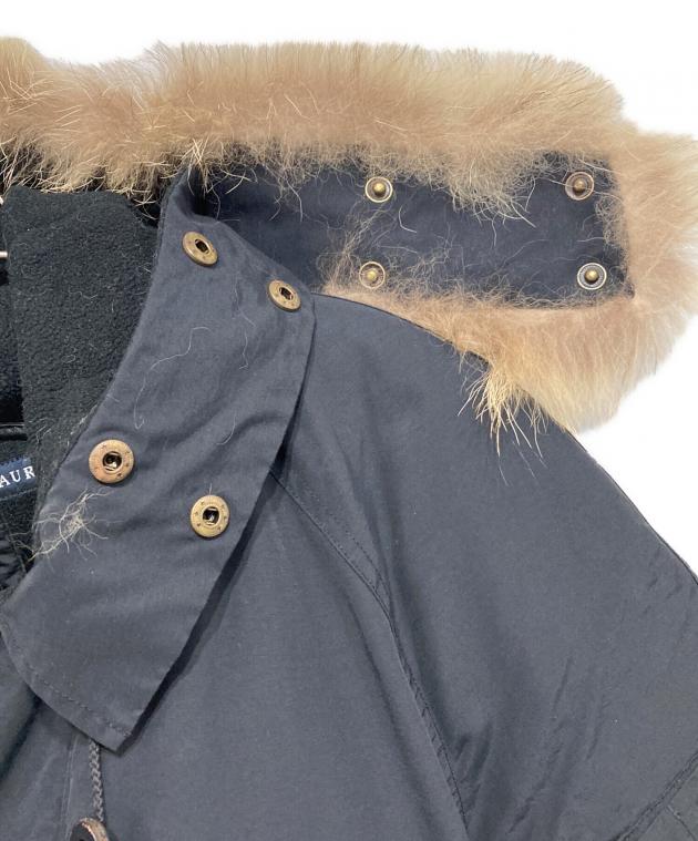 デニム&サプライ ラルフローレン】ファー付きモッズコート【汚れあり