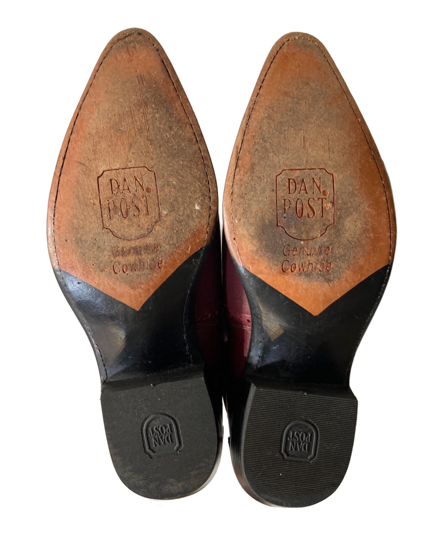 新品☆DAN POST☆ウエスタンブーツ☆25センチ☆赤紫 DAN POST Men's Cherry Leather Western Cowboy Boots Sz 9.5 EE | eBay
