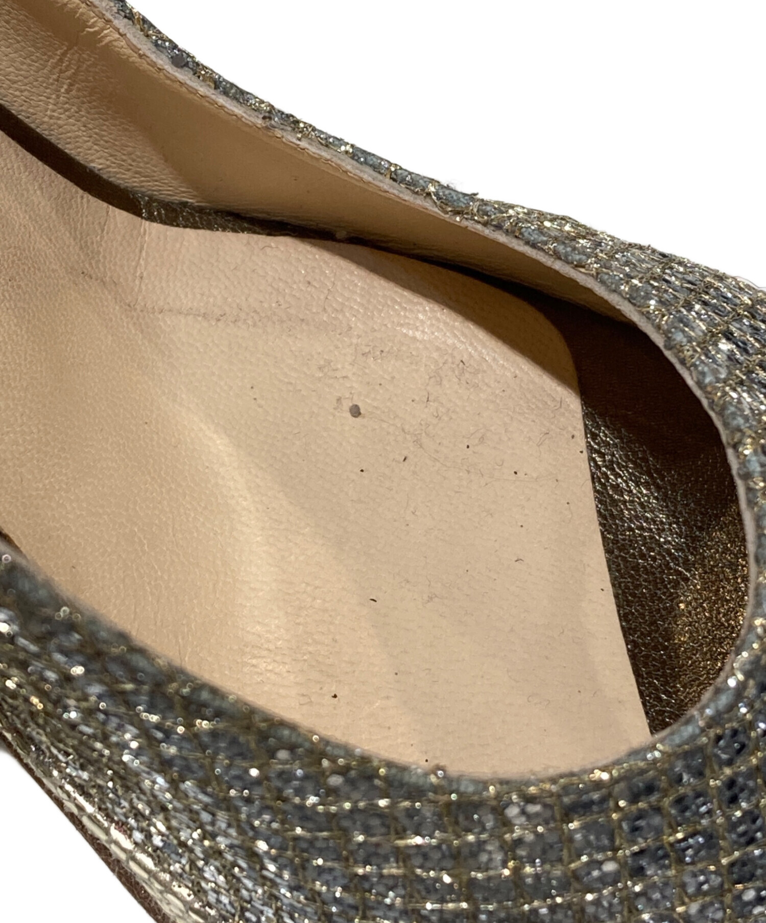 中古・古着通販】JIMMY CHOO (ジミーチュウ) グリッターパンプス