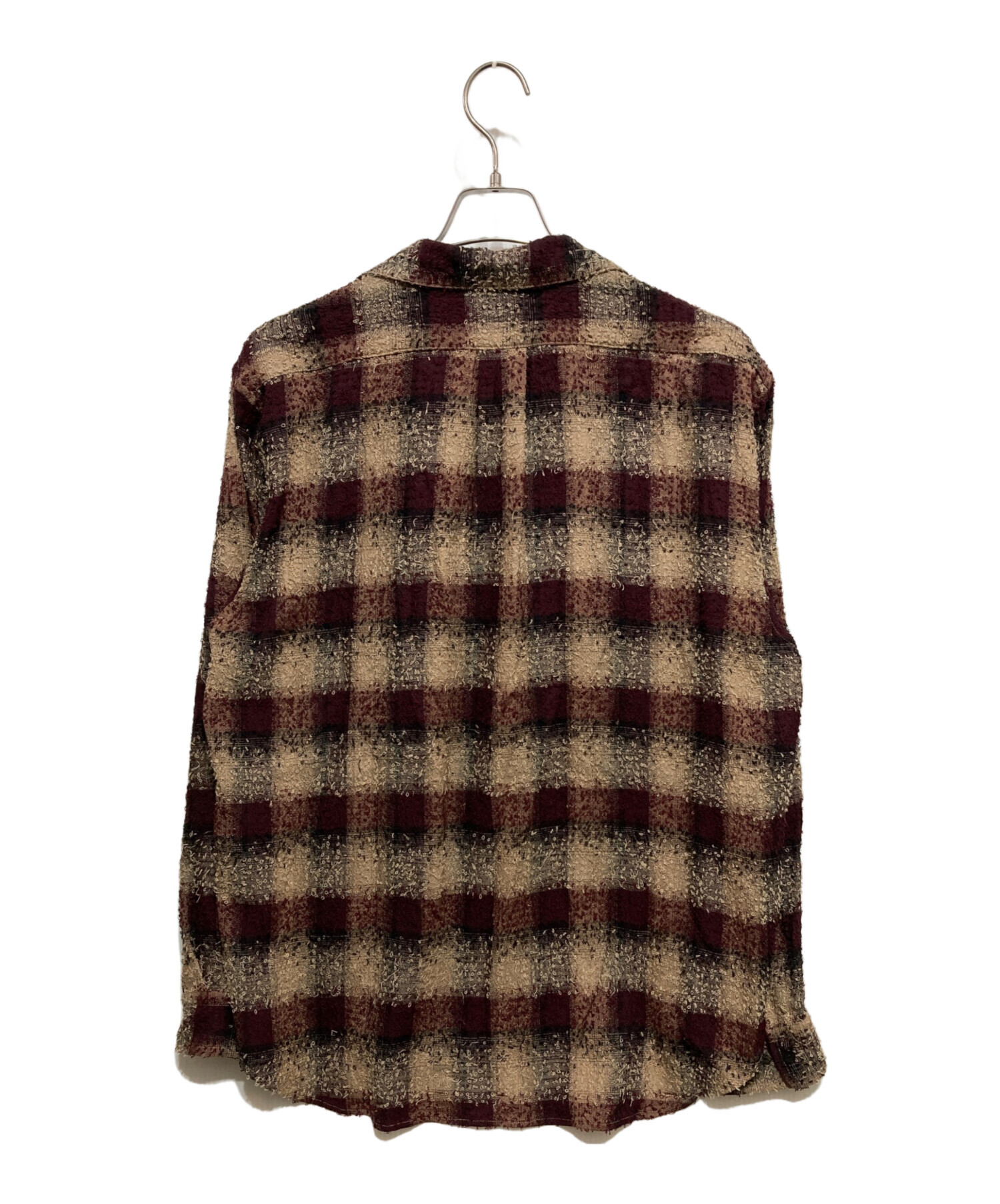 中古・古着通販】SUGARHILL (シュガーヒル) HAIRLY PLAID OPEN COLLOR