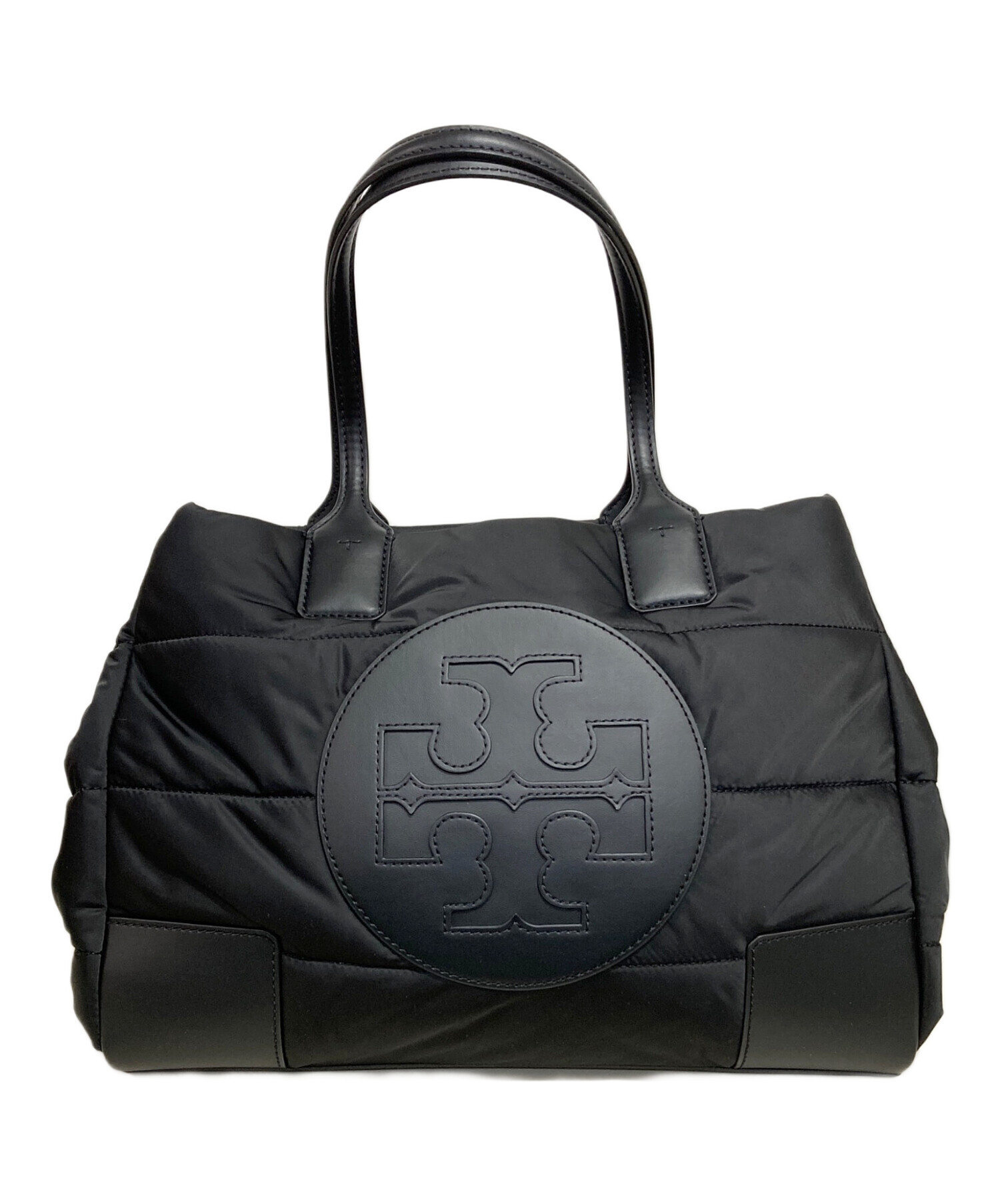 Tory Burch パッファ エラ ブラック キルティング トートバッグ 新品タグ付き！ トリーバーチ エラミニバッファ キルティングトート