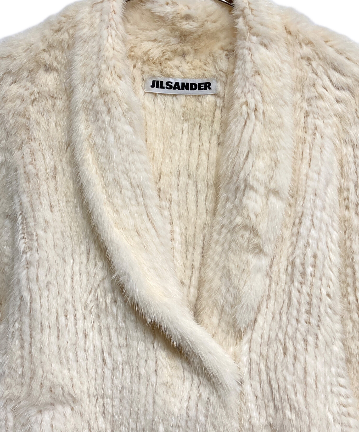 中古・古着通販】JIL SANDER (ジルサンダー) ファーカーディガン