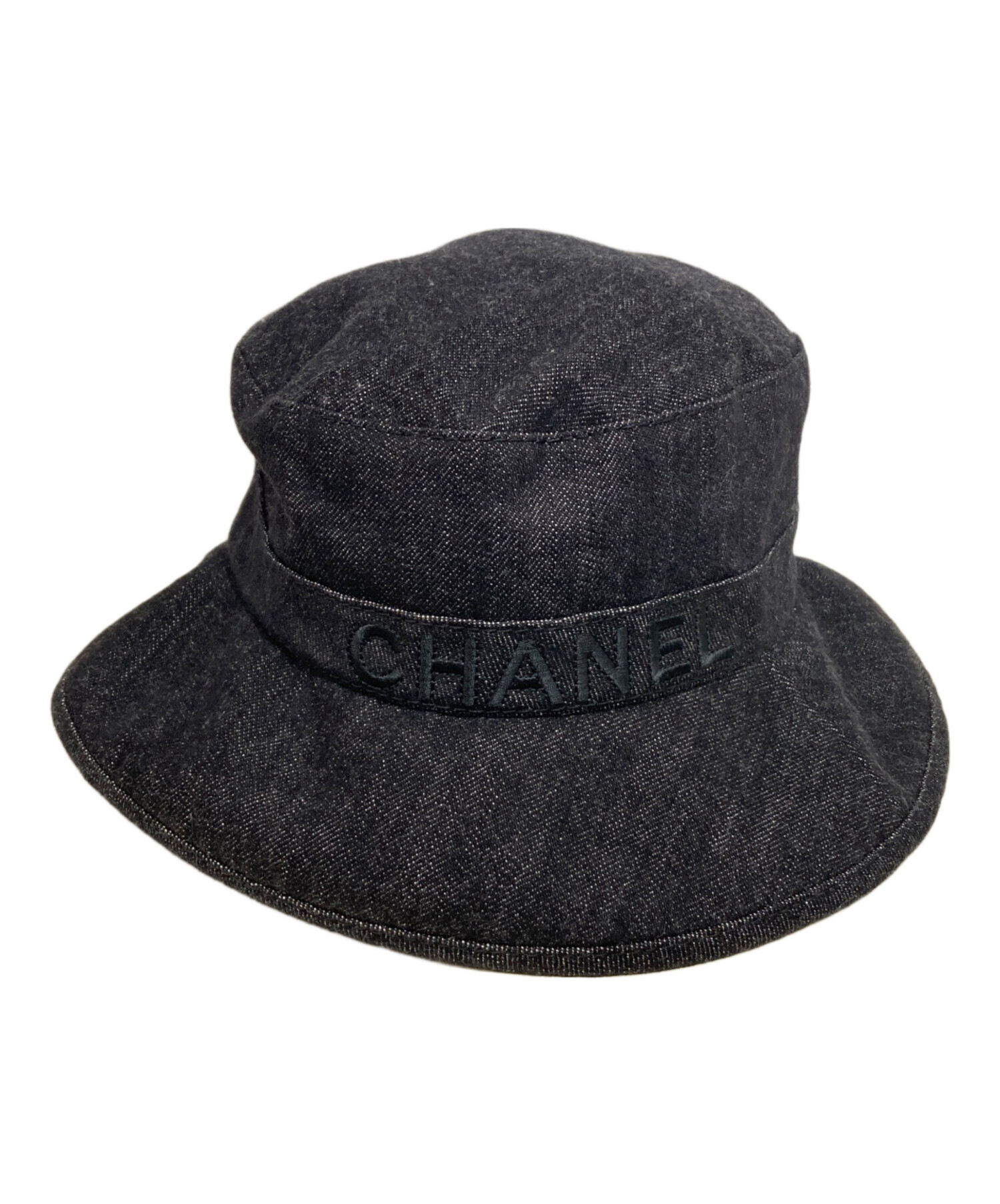 シャネルCHANEL バケットハット レディースM デニム　【美品】 さりげないオシャレ☆【CHANEL】デニム バケット ハット (CHANEL