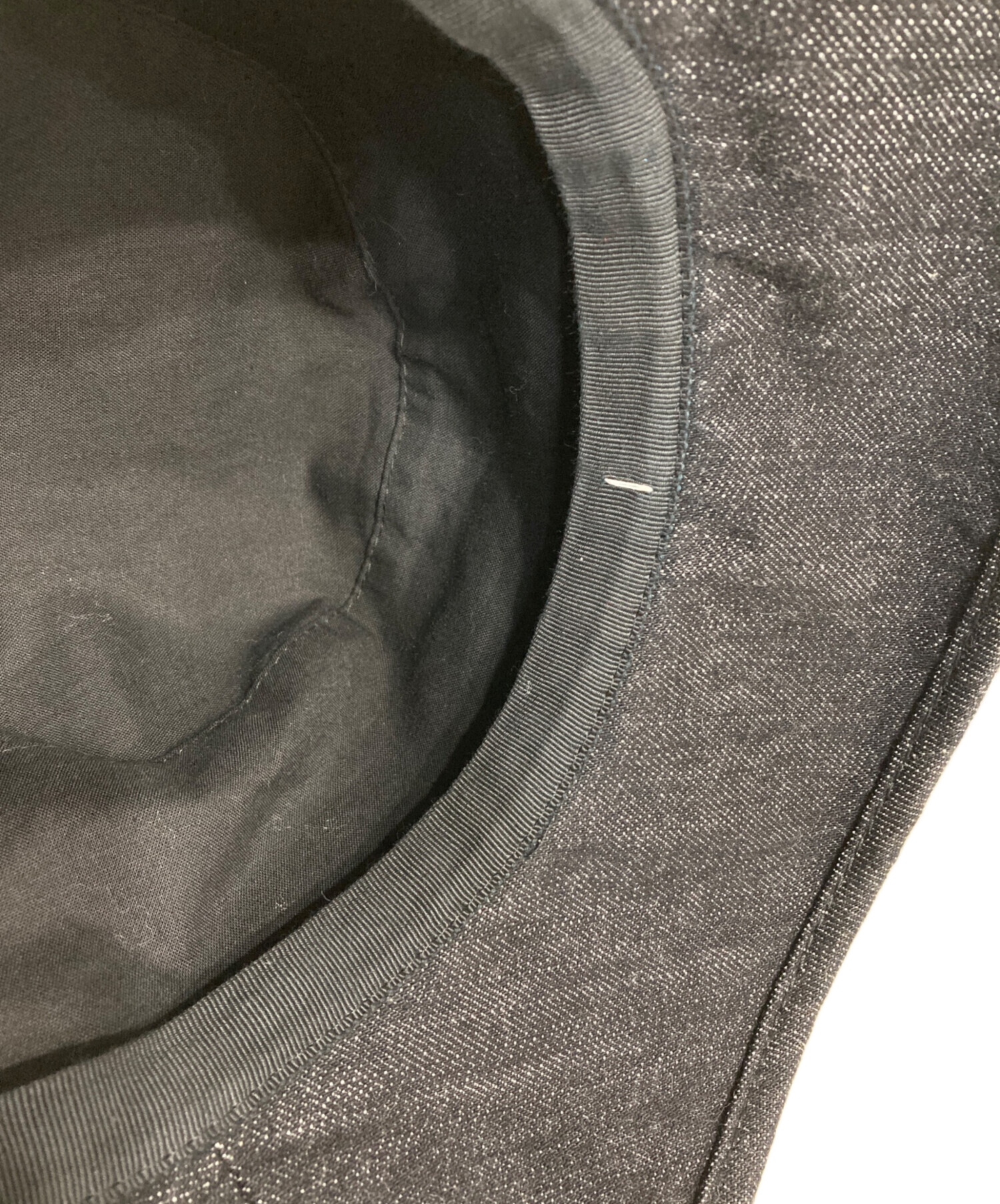 シャネルデニム バケットハット Brand New 22S Chanel Bucket Denim blue Cotton Hat Size L Large