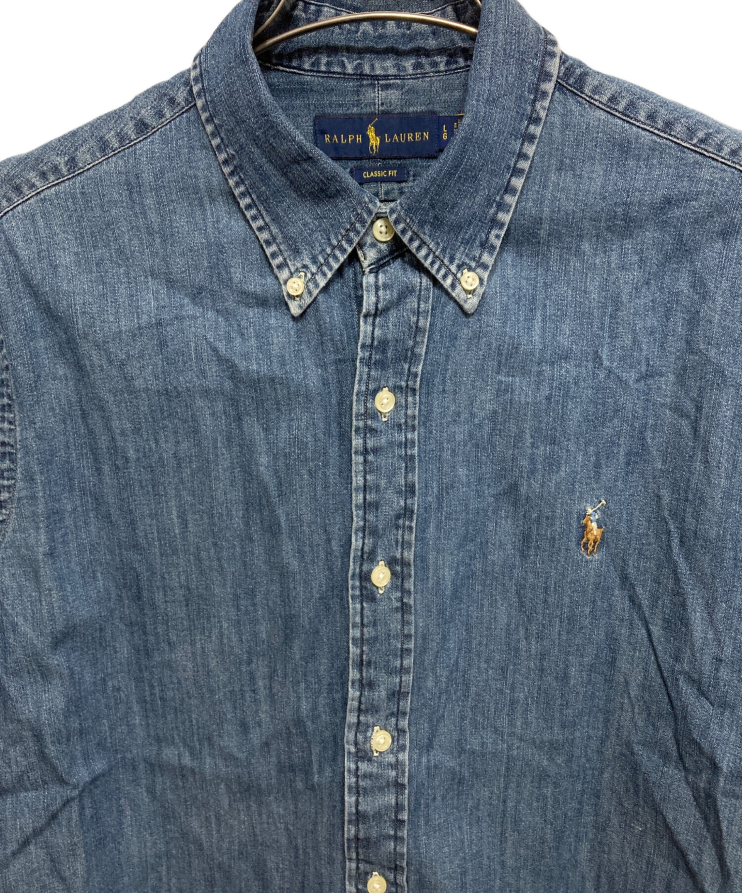 中古・古着通販】RALPH LAUREN (ラルフローレン) デニムシャツ