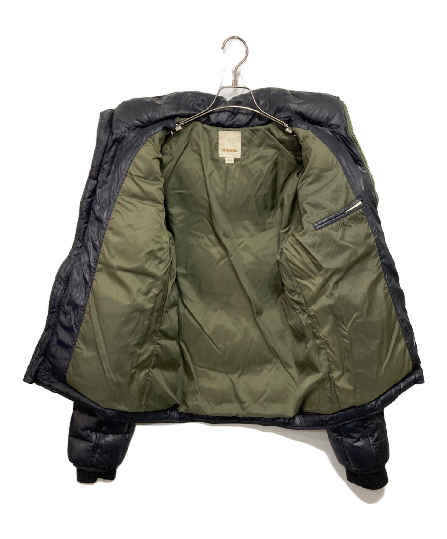 中古・古着通販】DIESEL (ディーゼル) ナイロンダウンジャケット 