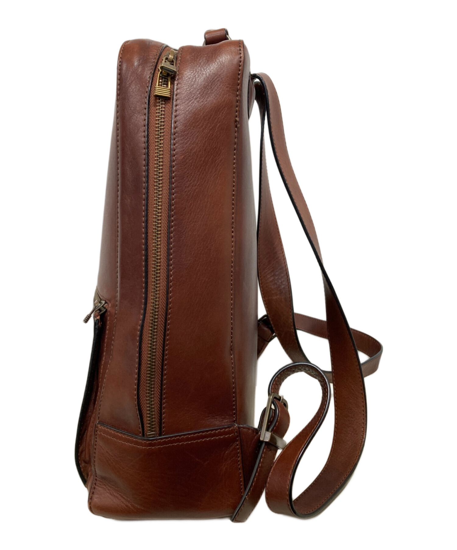 MOTHER HOUSE アンティークスクエア バックパック　ブラウン Antique Square Backpack / アンティーク スクエア バックパック