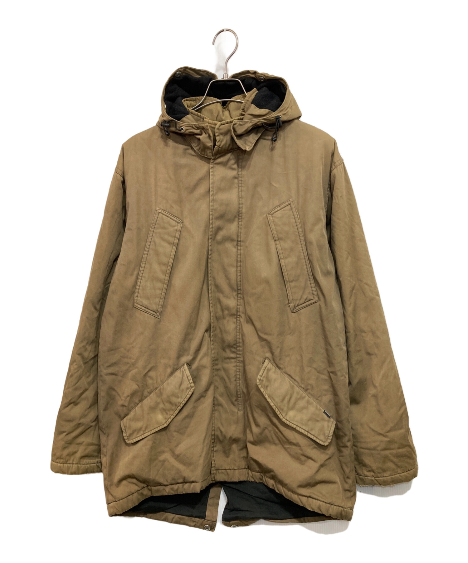 n-3b Schott × old stussy gear モッズコート カーキ 中古・古着通販】stussy (ステューシー) N-3Bタイプコート カーキ