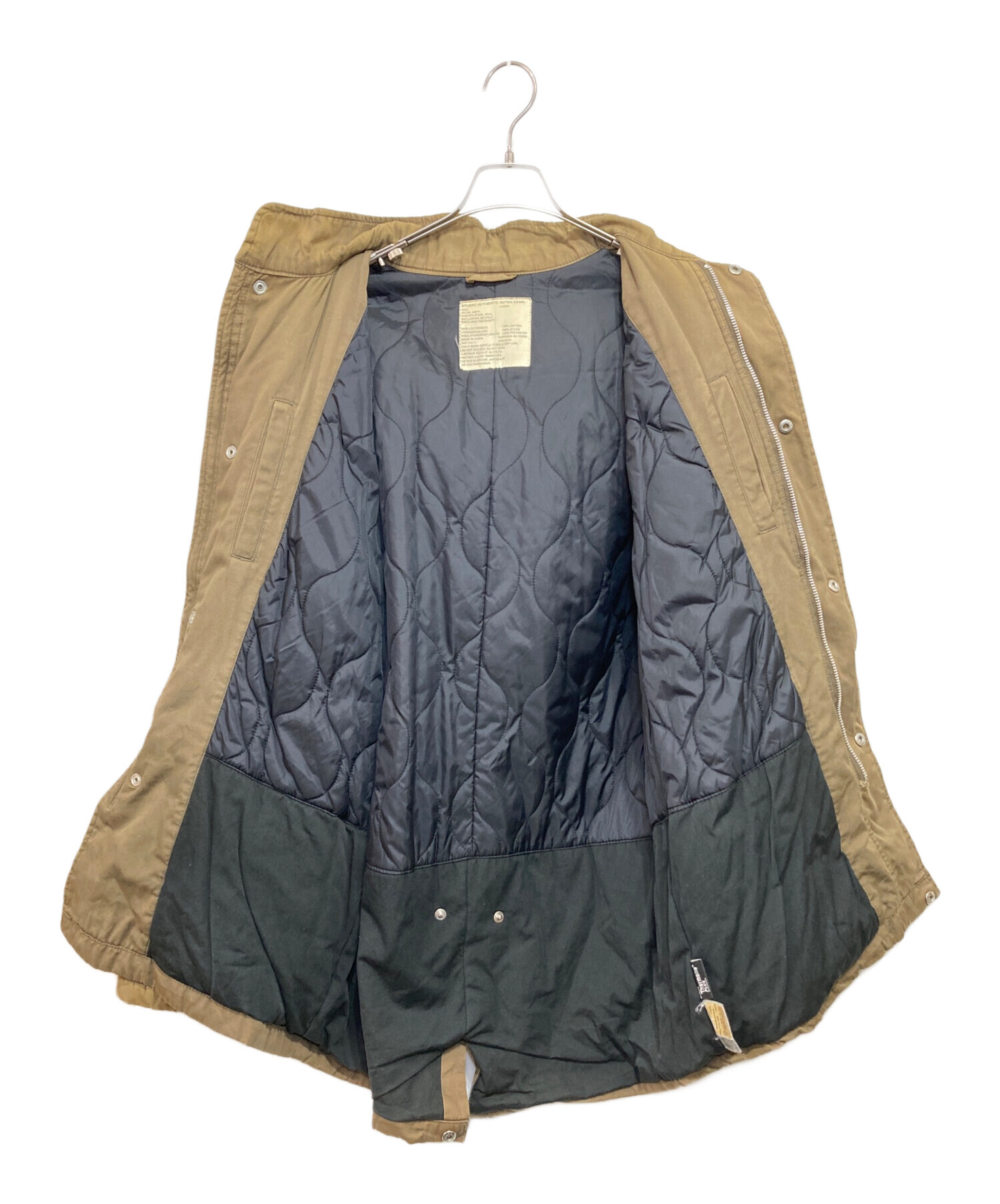 中古・古着通販】stussy (ステューシー) N-3Bタイプコート カーキ