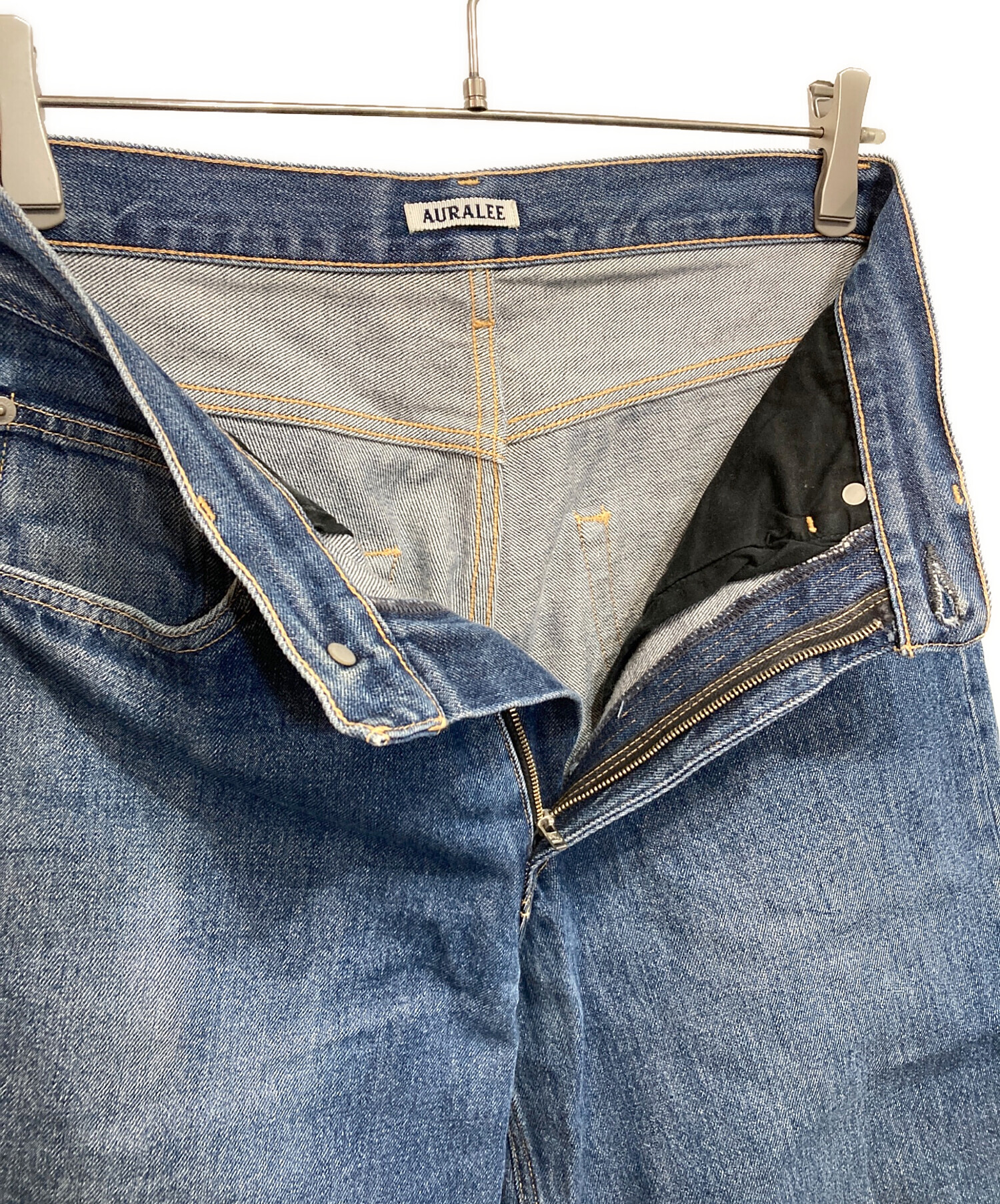 中古・古着通販】AURALEE (オーラリー) HARD TWIST DENIM WIDE PANTS