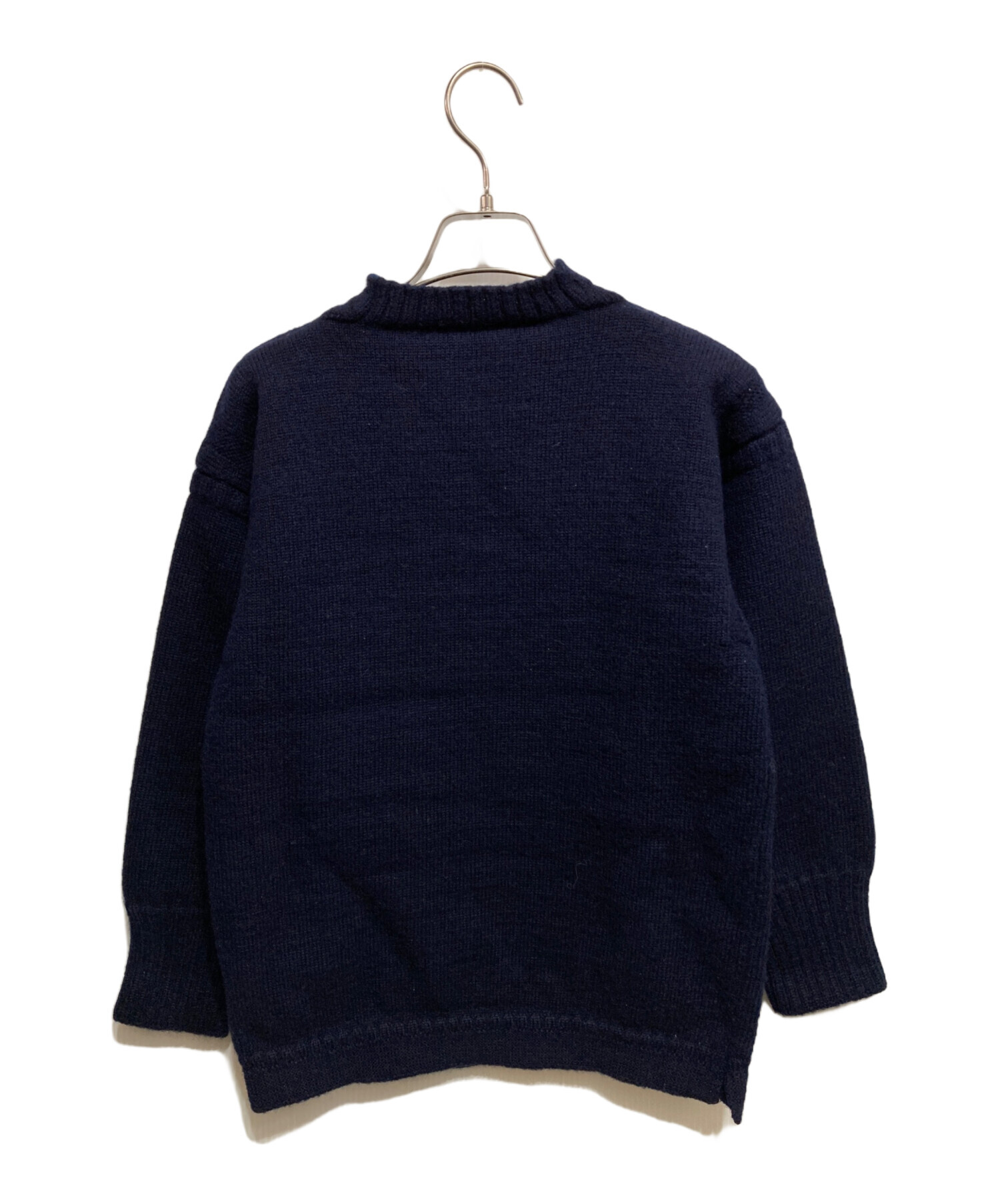 Le Tricoteur ガンジーセーター ネイビー 中古・古着通販】LeTricoteur
