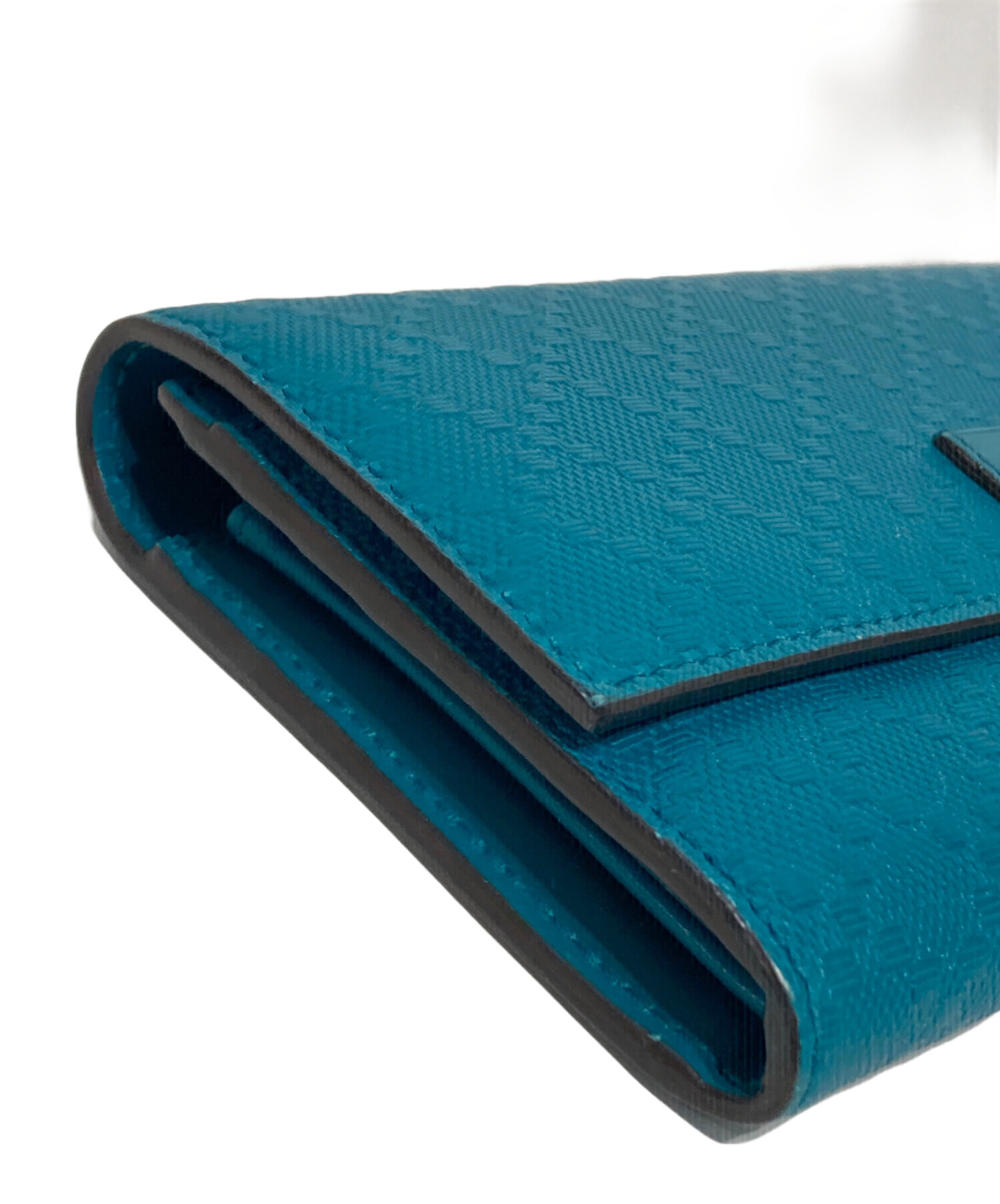 GUCCI　ディアマンテ柄　名刺入れ　中古 中古・古着通販】GUCCI (グッチ) ディアマンテウォレット ブルー