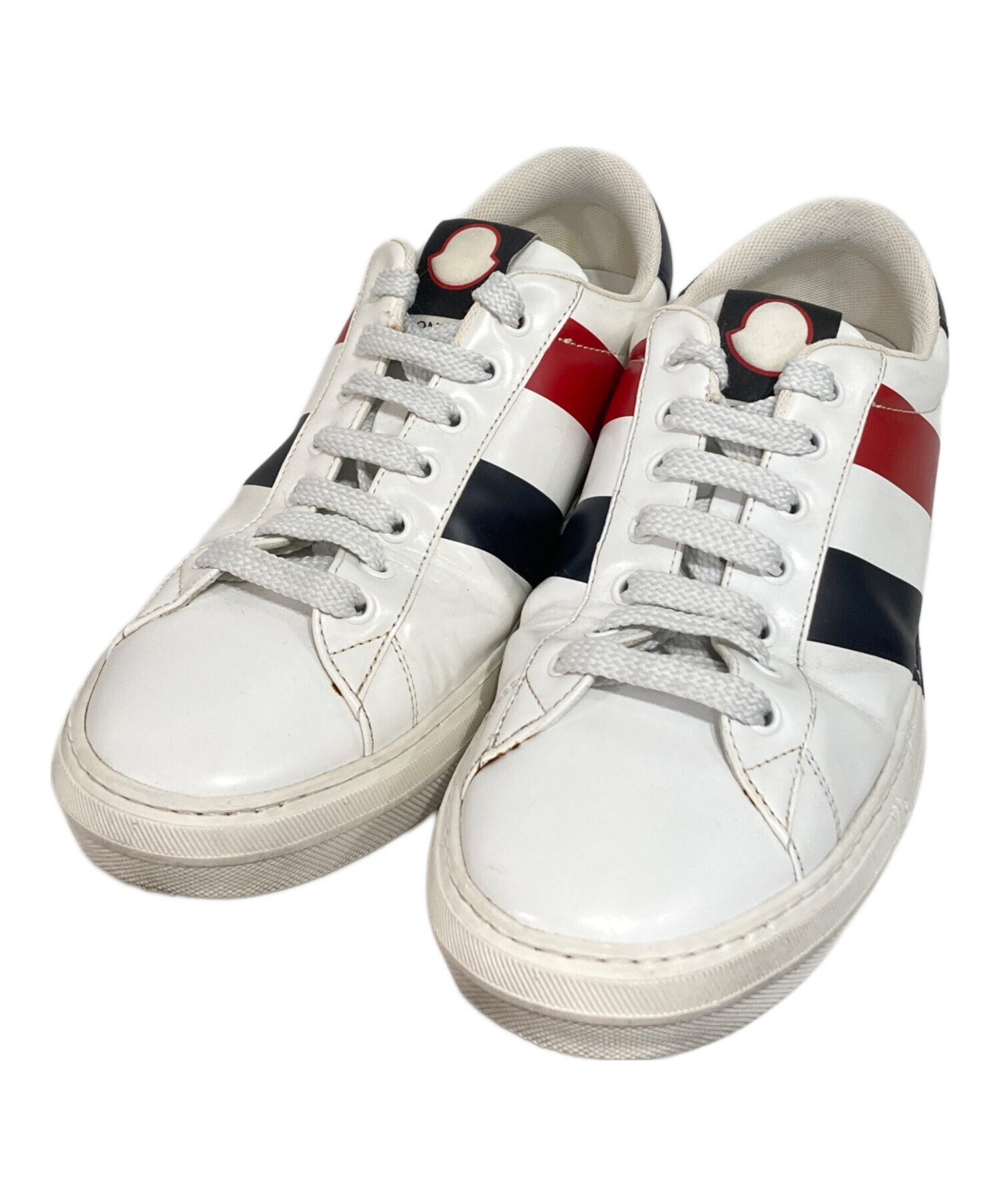 モンクレール　スニーカー　美品 中古・古着通販】MONCLER (モンクレール) モンペリエ-ローカット