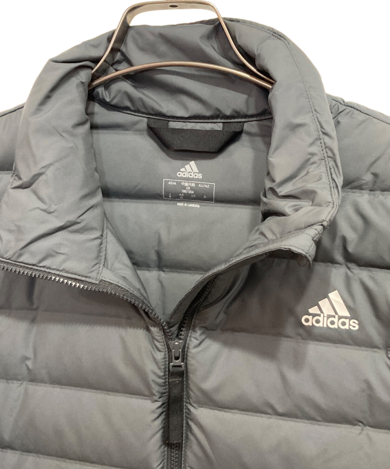 中古・古着通販】adidas (アディダス) ダウンジャケット グレー サイズ