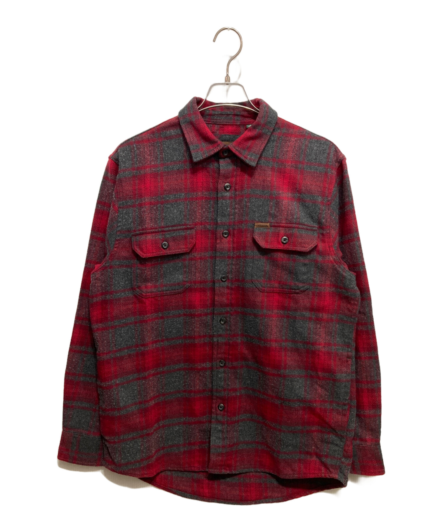 中古・古着通販】orvis (オービス) ヘビーオンブレシャツ グレー