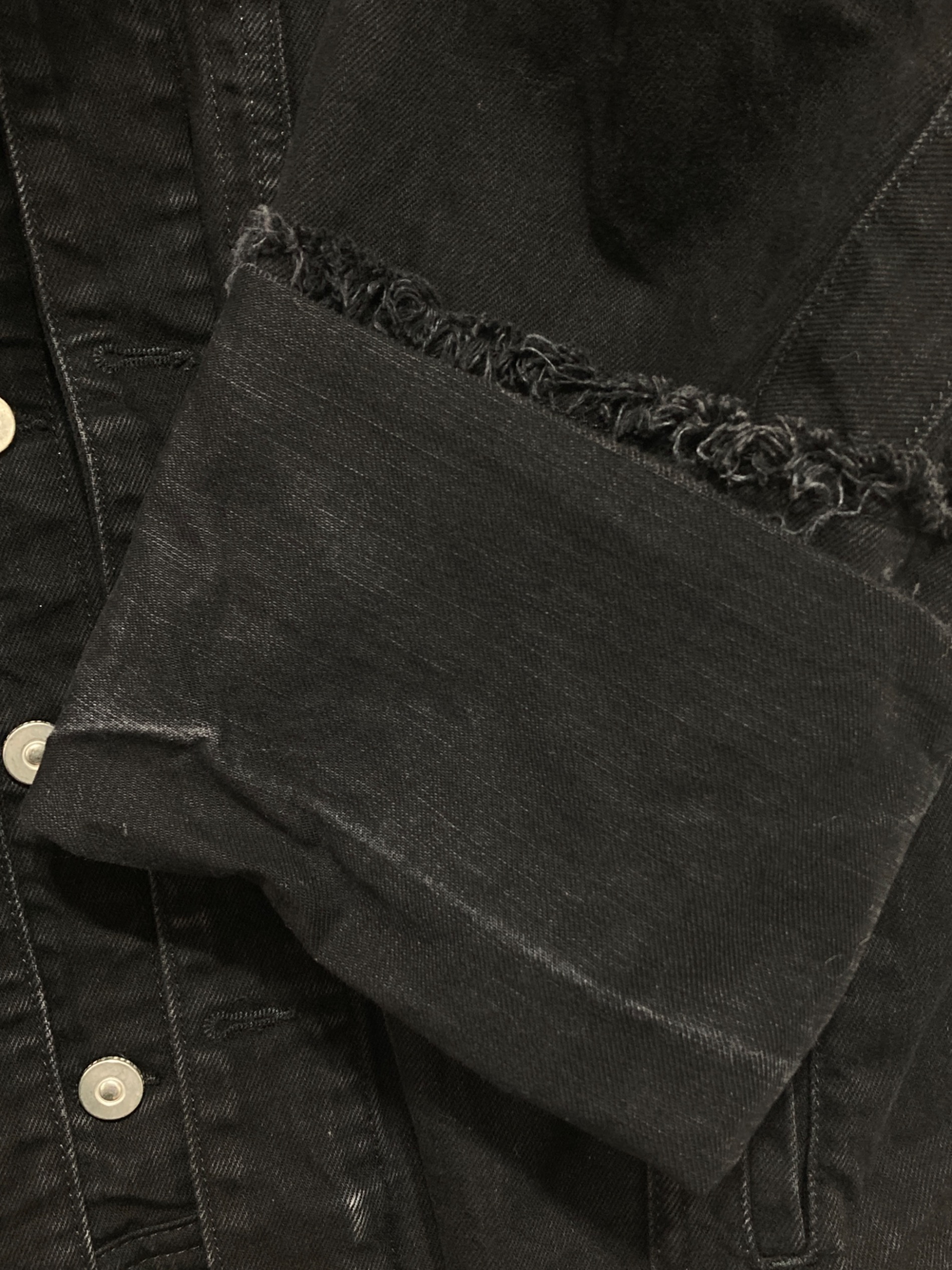 中古・古着通販】DIESEL (ディーゼル) フリルデザインデニムジャケット