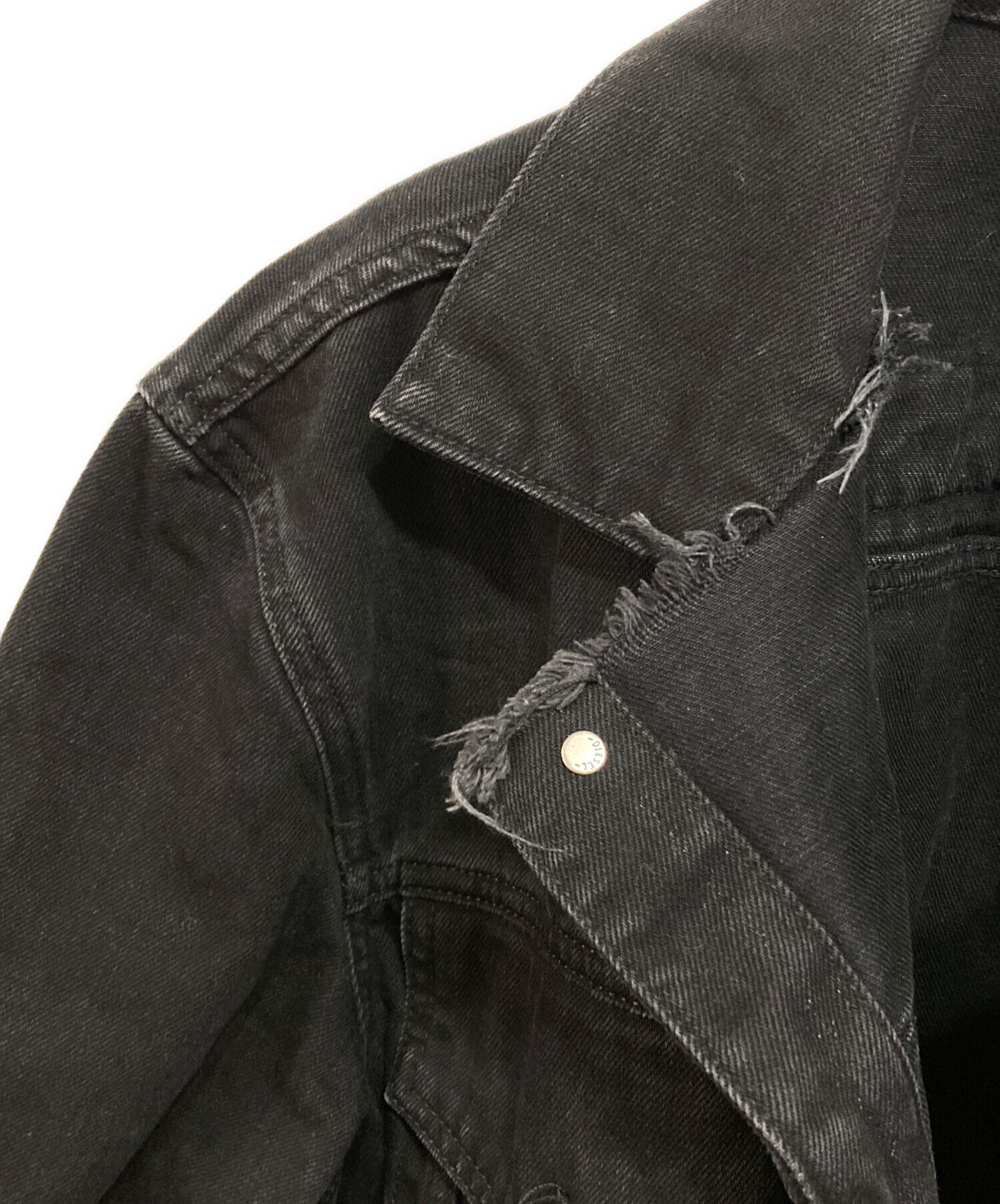 中古・古着通販】DIESEL (ディーゼル) フリルデザインデニムジャケット