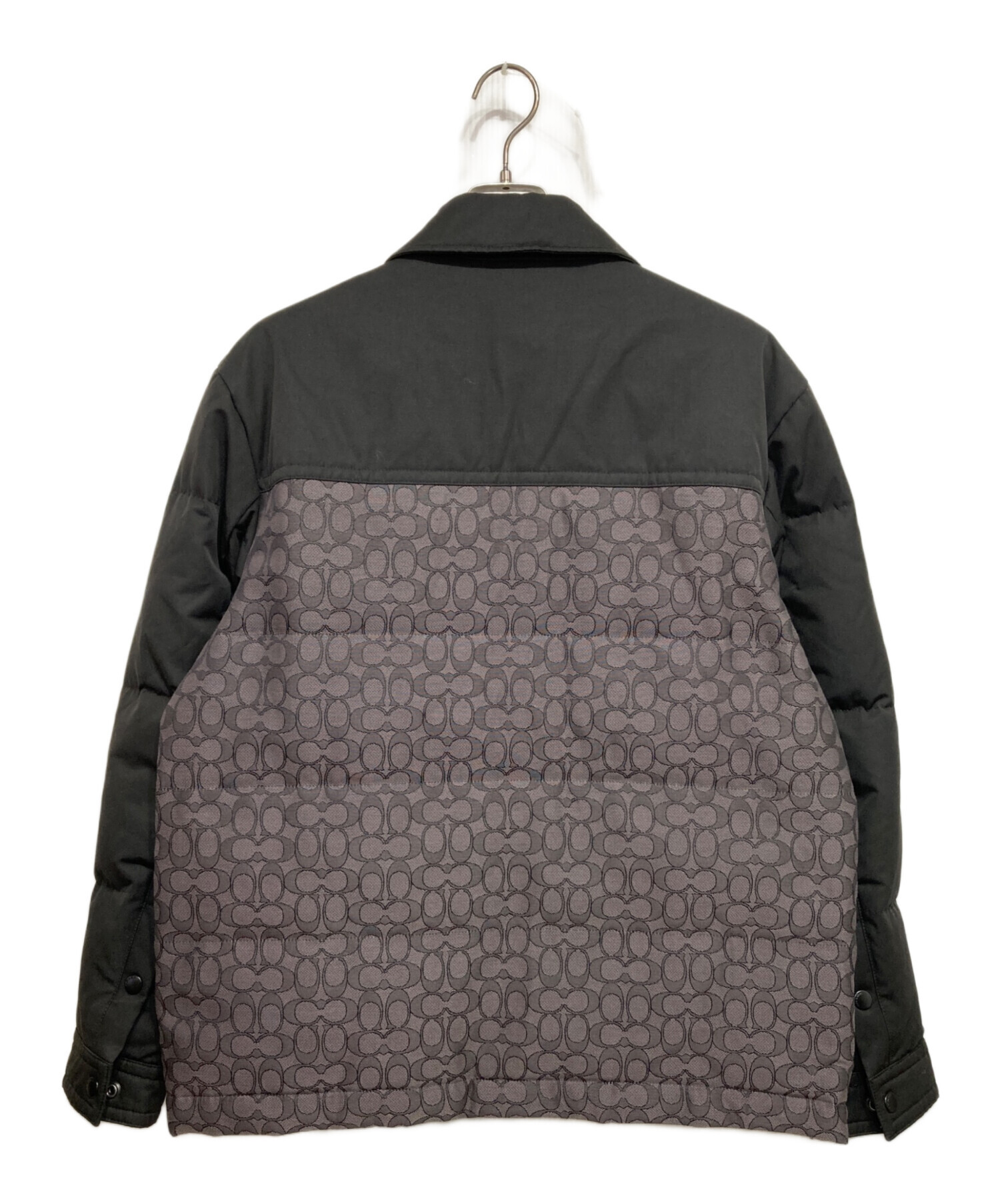 中古・古着通販】COACH (コーチ) キルテッドコーチズジャケット グレー