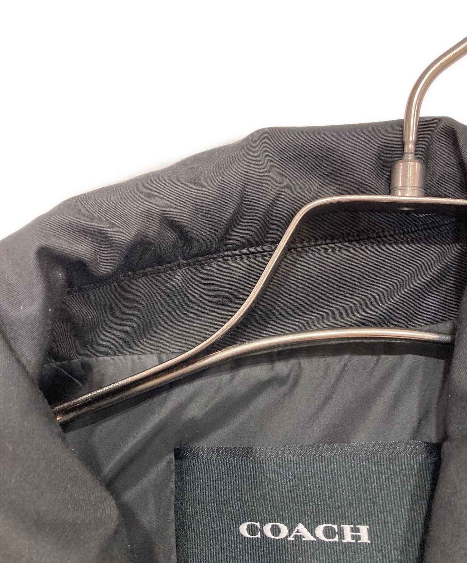 中古・古着通販】COACH (コーチ) キルテッドコーチズジャケット グレー