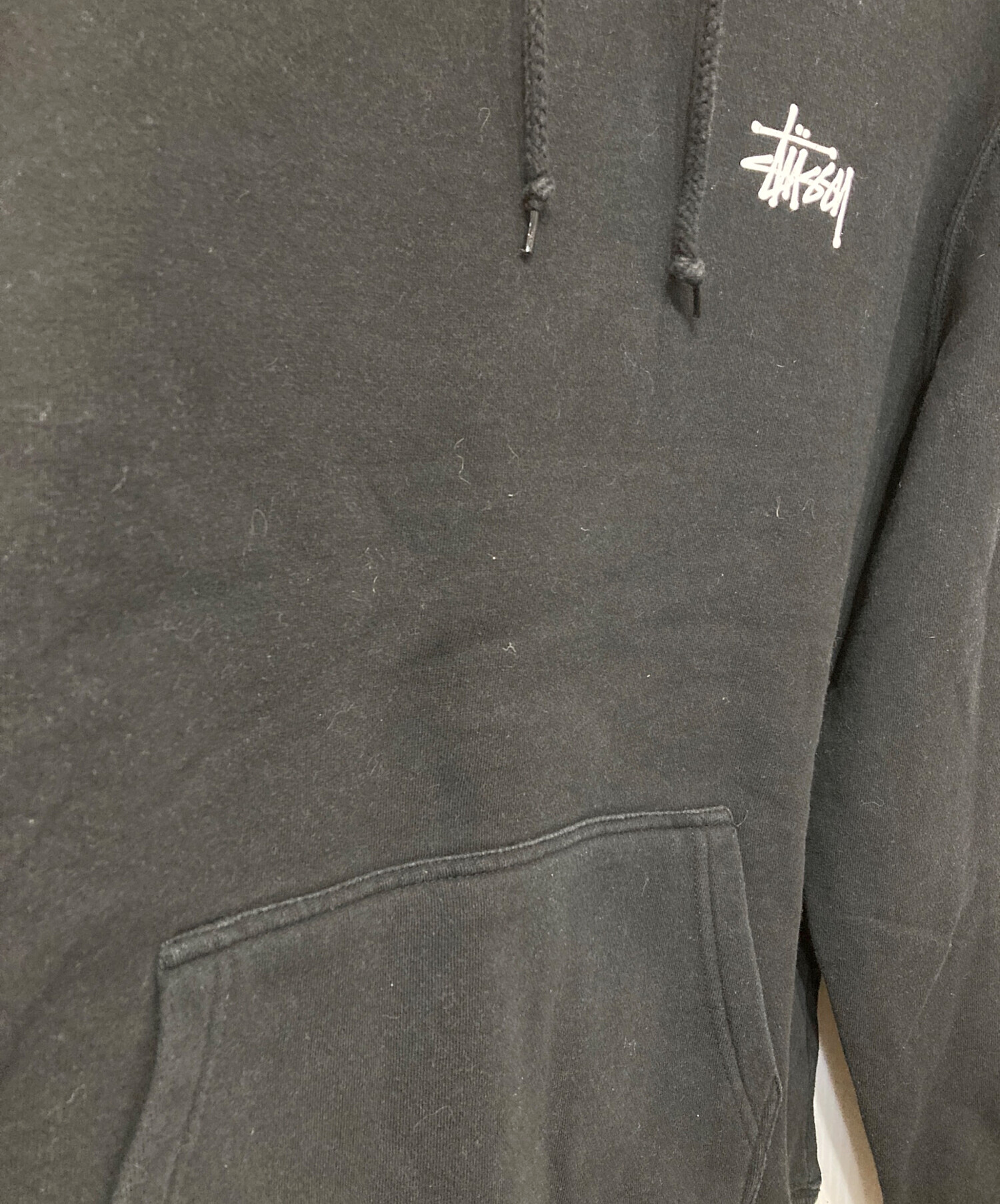 中古・古着通販】stussy (ステューシー) Basic Stussy Hoodie ブラック