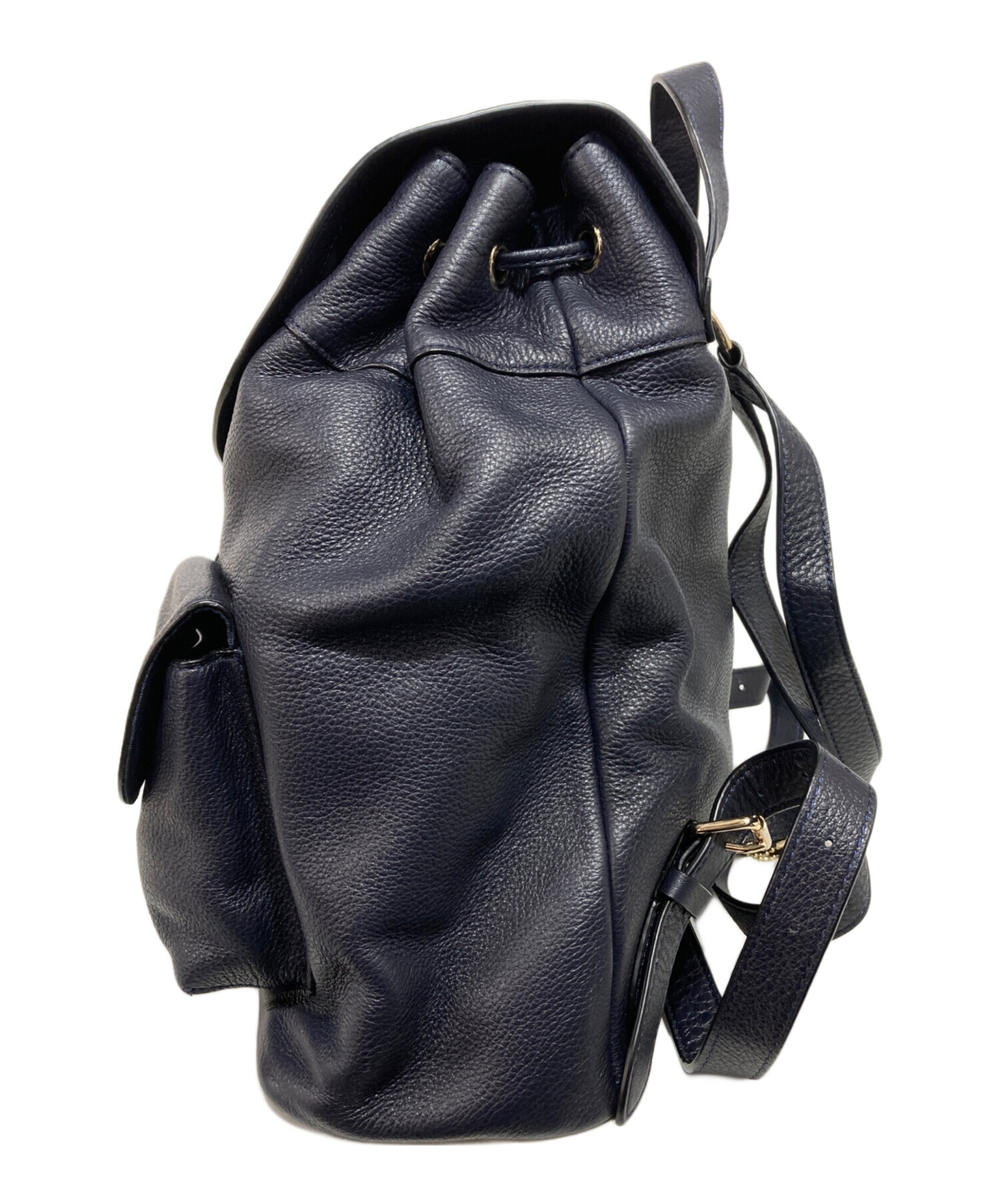 【美品】COACH コーチ ビリー バックパック リュック レザー ネイビー 紺 コーチ COACH ビリー バックパック リュックサック デイパック