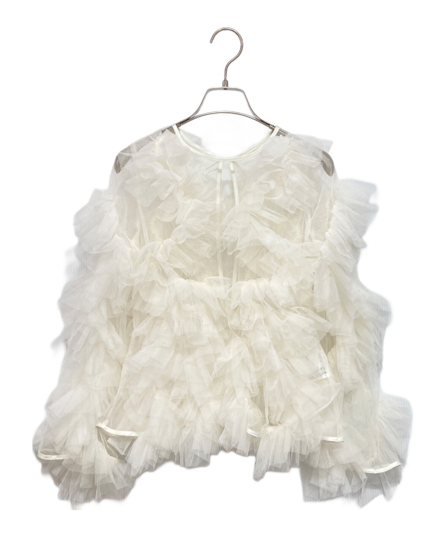 中古・古着通販】NOTREemor (ノートルエモア) tulle veil top/チュール