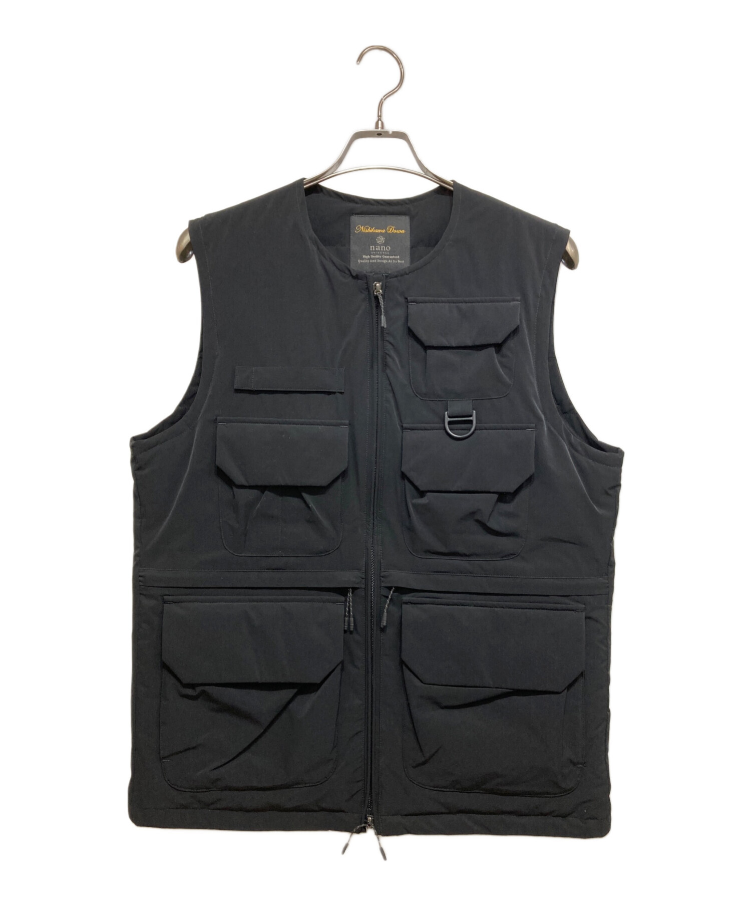 nanouniverse ナノ・ユニバース西川ダウンベスト ナノ・ユニバース NANO universe 「西川ダウン(R)」フード脱着ダウン