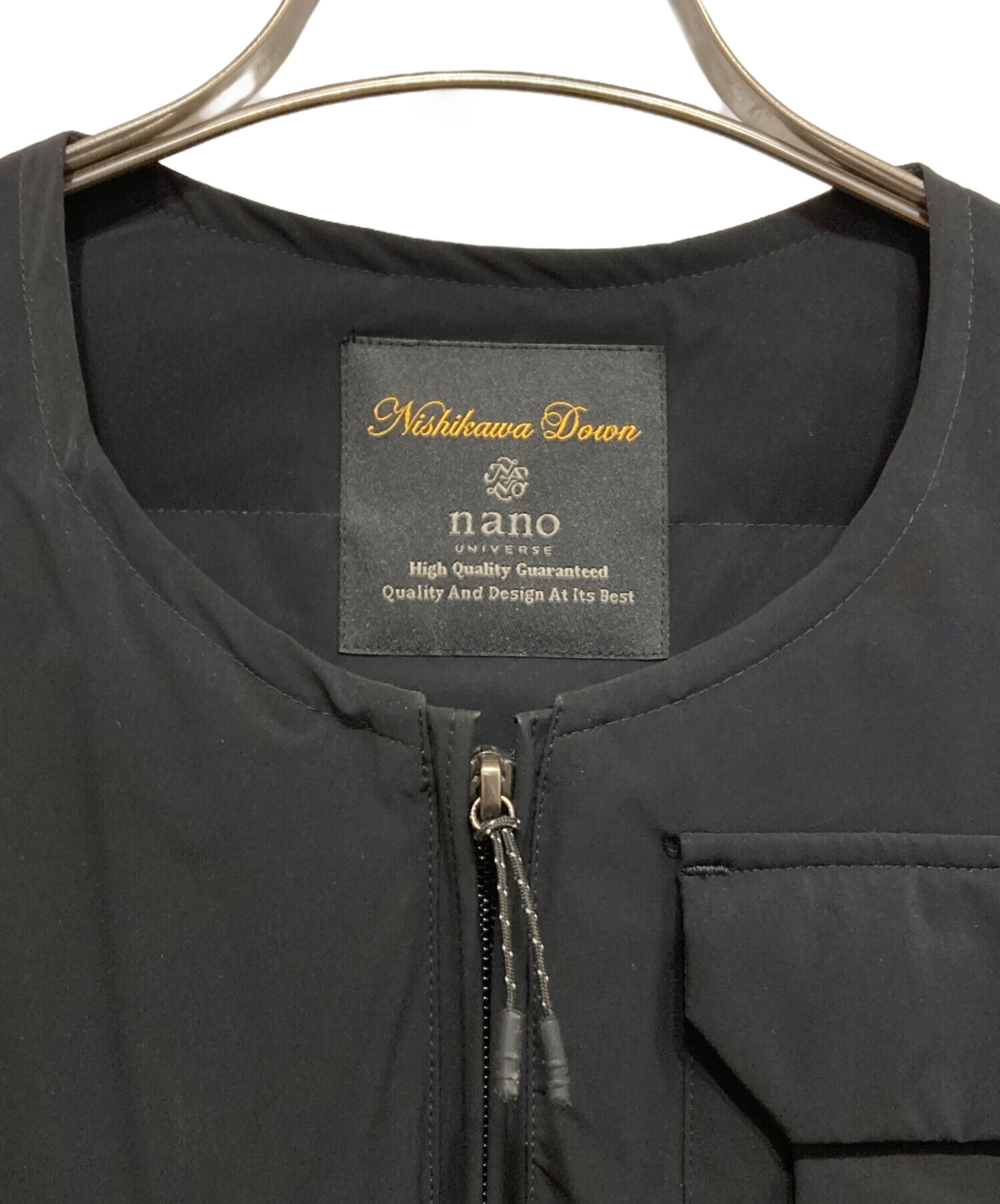 中古・古着通販】nano・universe (ナノ・ユニバース) 西川ダウンベスト