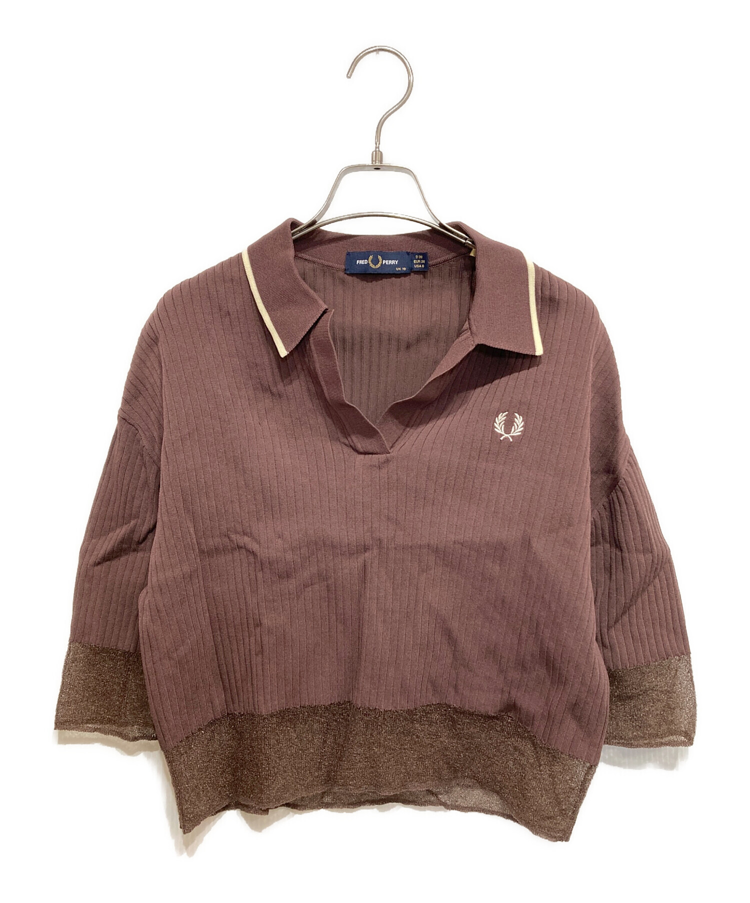 中古・古着通販】FRED PERRY (フレッドペリー) ポロシャツ ブラウン