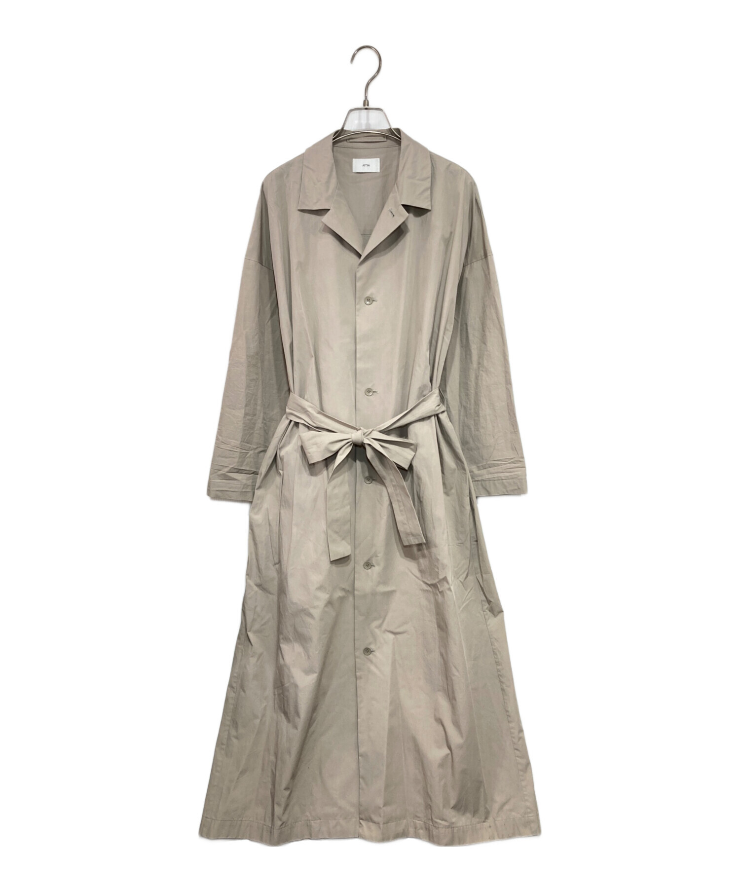 HAND ATON エイトン / イレギュラーヘムスカート DYED NYLON | WRAPPED
