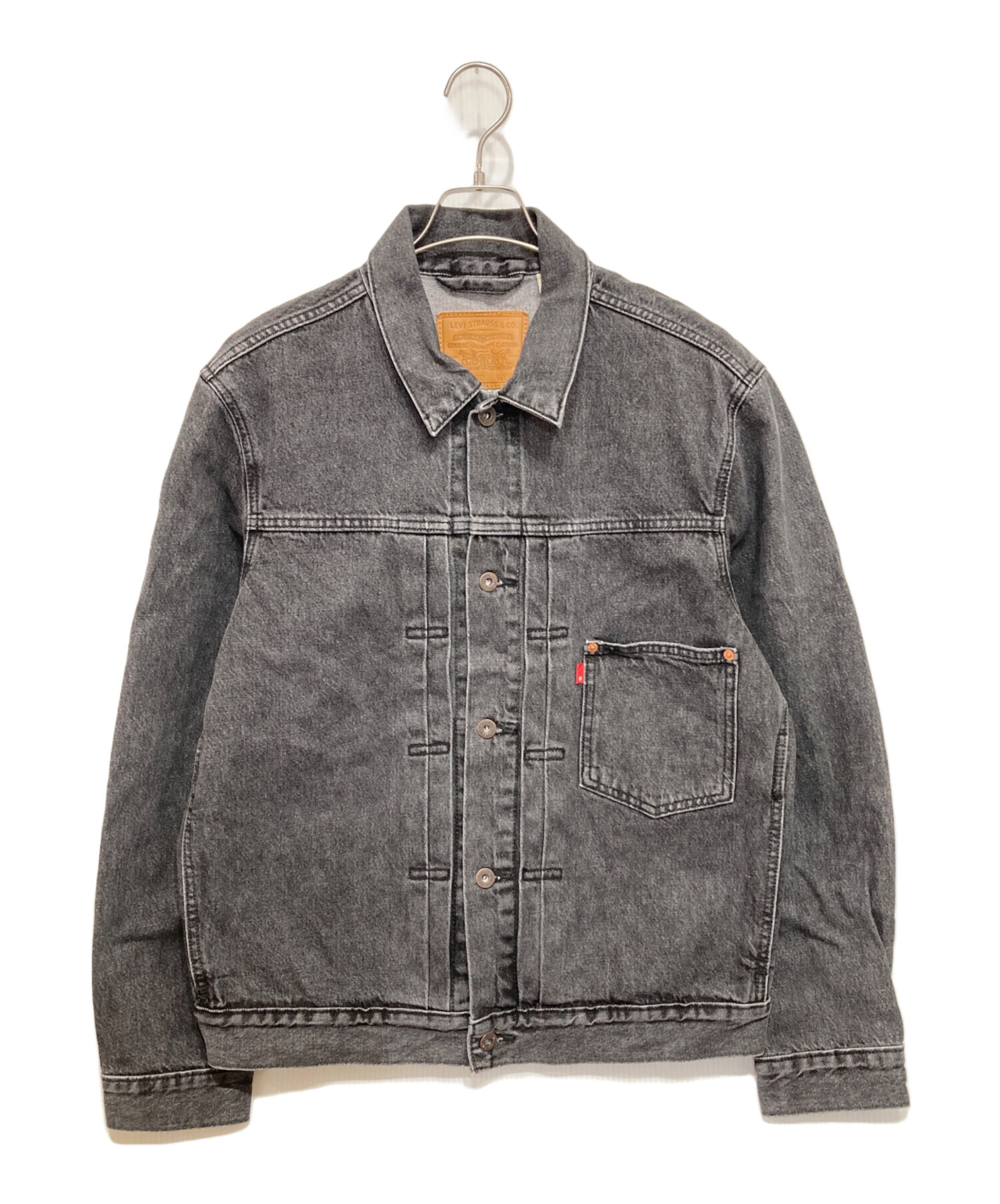 最終価格リーバイス プレミアム トラッカージャケット Lサイズ　グレー 中古・古着通販】LEVI'S PReMIUM (リーバイス プレミアム) TYPEⅠ