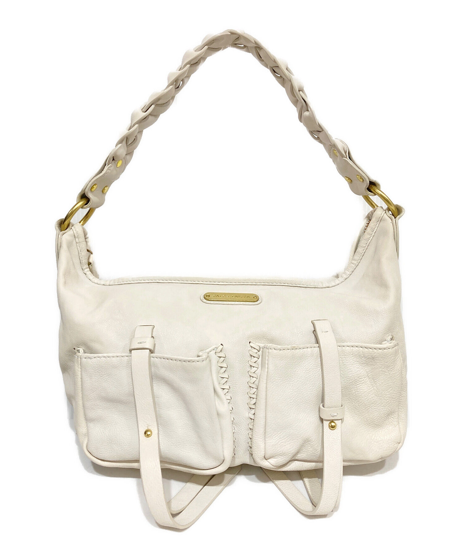 中古・古着通販】RALPH LAUREN (ラルフローレン) レザーワンショルダー