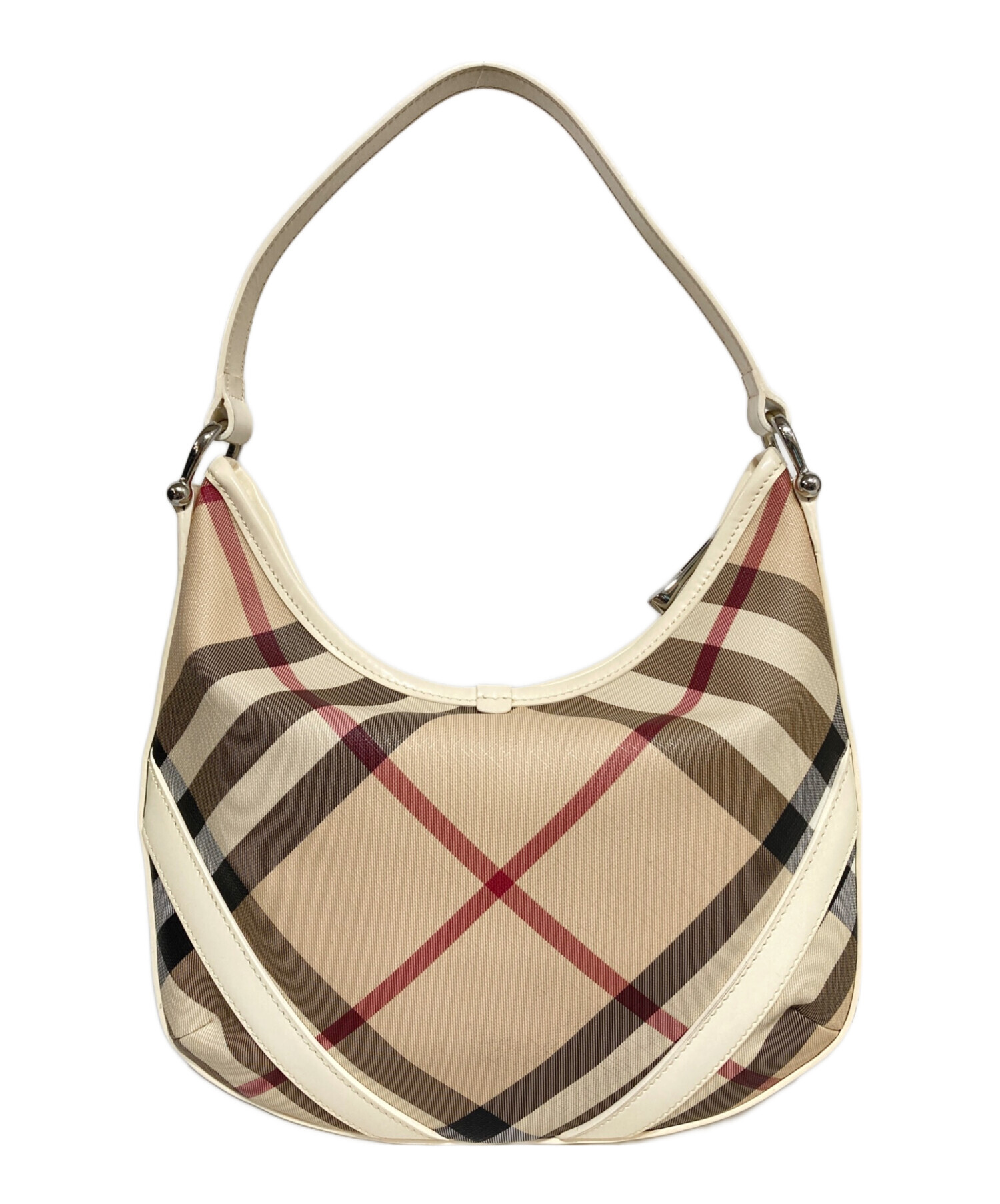 中古・古着通販】BURBERRY (バーバリー) ノバチェックワンショルダー 