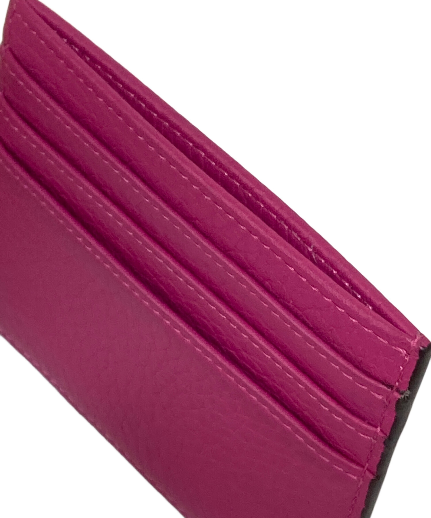 マルベリー 長財布 レザー ピンク USED Mulberry（マルベリー） 長財布 レザー フューシャピンク ファスナー