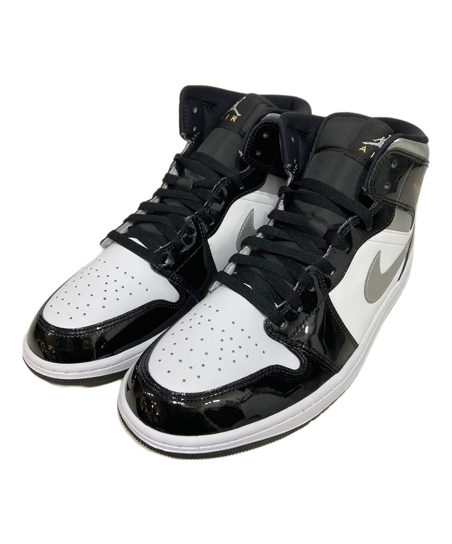 中古・古着通販】NIKE (ナイキ) Air Jordan 1 Mid ホワイト×ブラック 