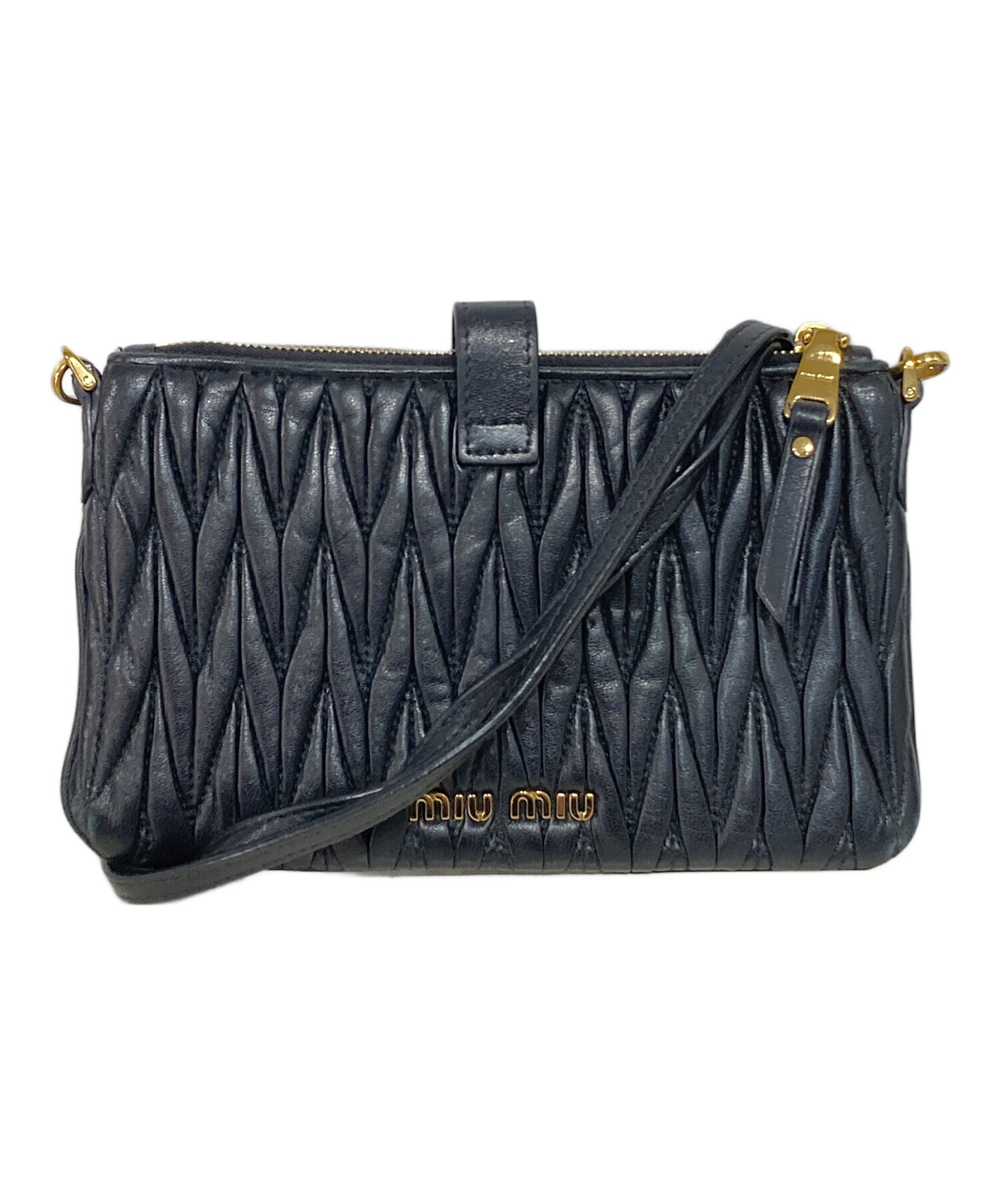中古・古着通販】MIU MIU (ミュウミュウ) マテラッセ-ショルダーバッグ