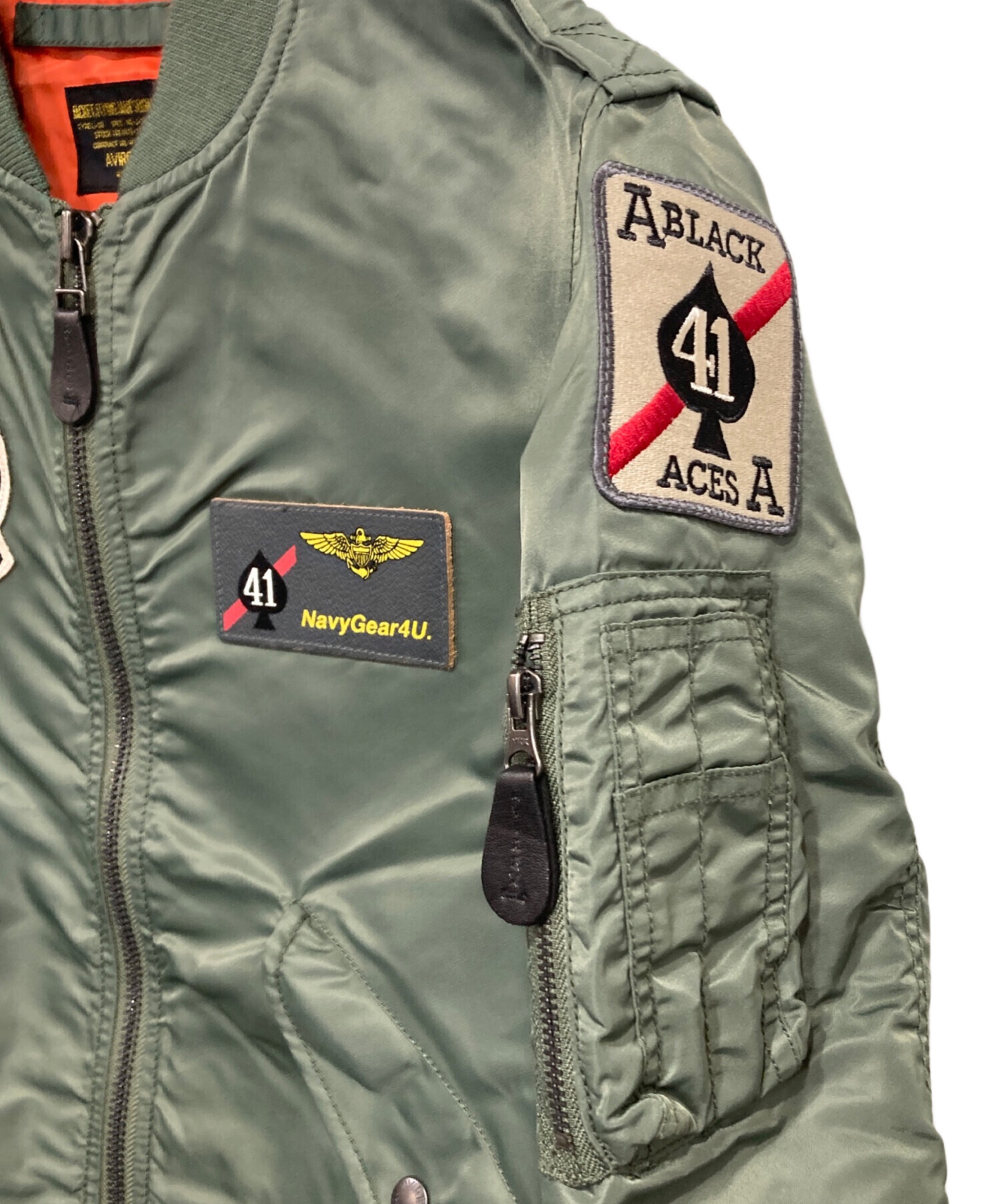 中古・古着通販】AVIREX (アヴィレックス) L-2B ブラックエース