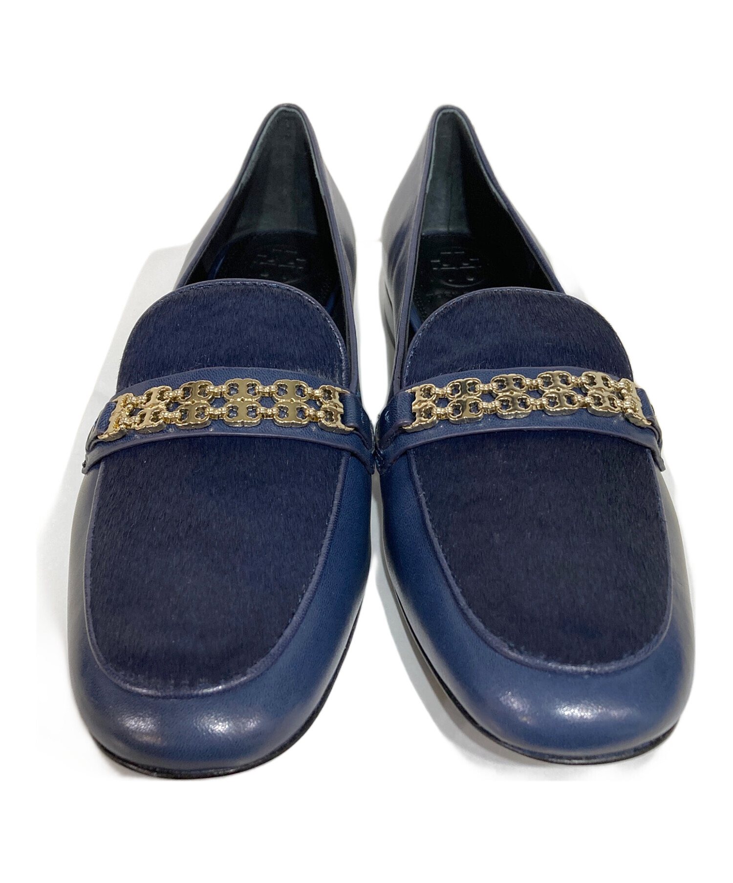 中古・古着通販】TORY BURCH (トリーバーチ) チェーンビットローファー