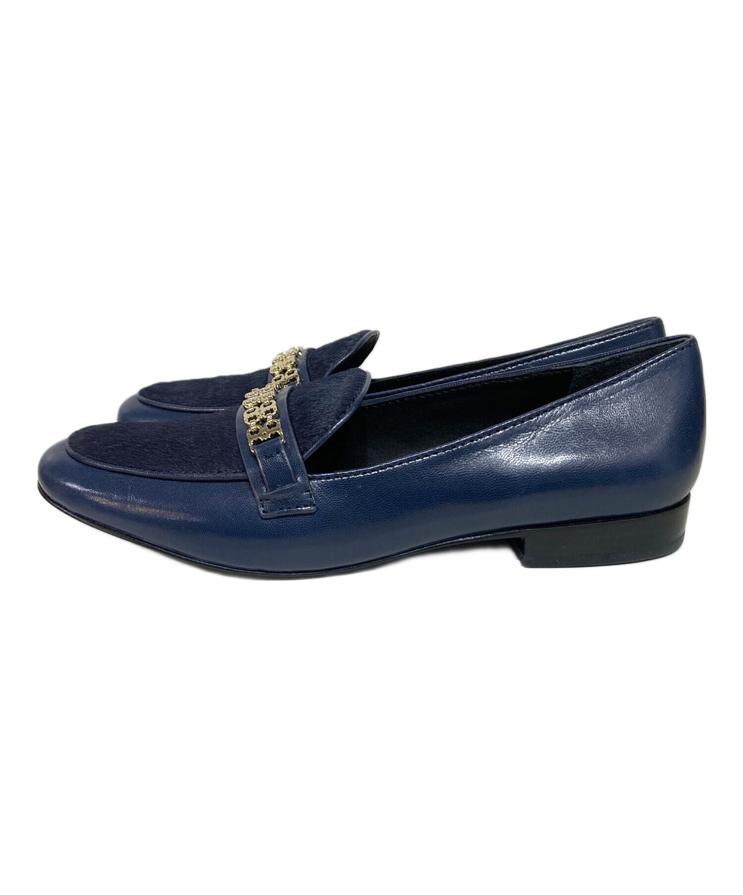 中古・古着通販】TORY BURCH (トリーバーチ) チェーンビットローファー