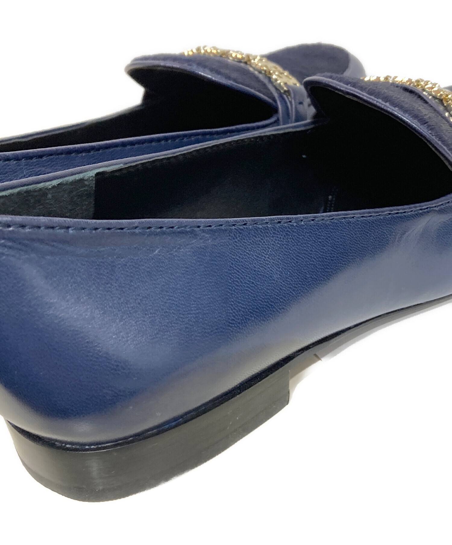 中古・古着通販】TORY BURCH (トリーバーチ) チェーンビットローファー