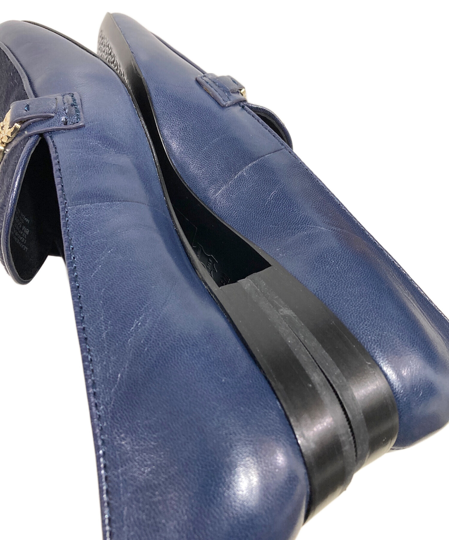 中古・古着通販】TORY BURCH (トリーバーチ) チェーンビットローファー