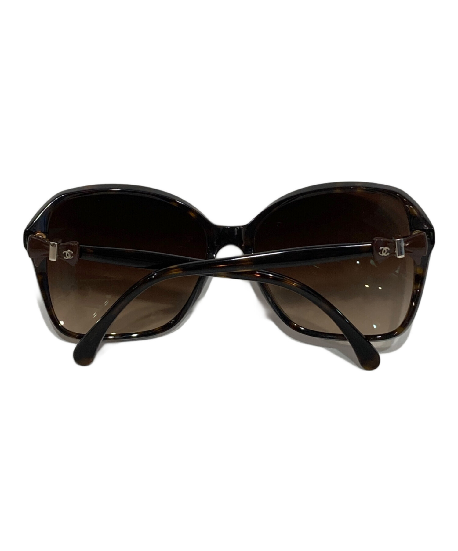 中古・古着通販】CHANEL (シャネル) サイドリボンサングラス ブラウン