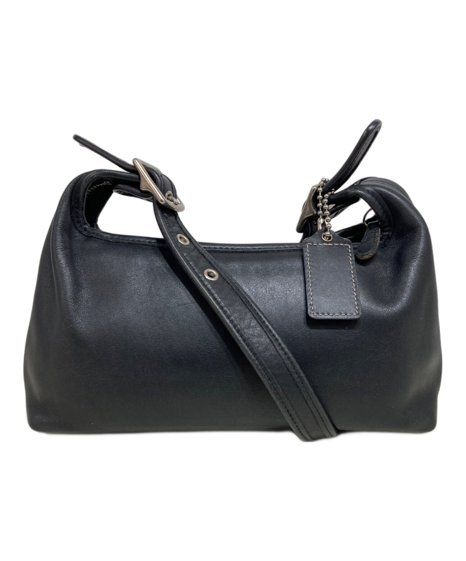 中古・古着通販】COACH (コーチ) ワンショルダーバッグ ブラック