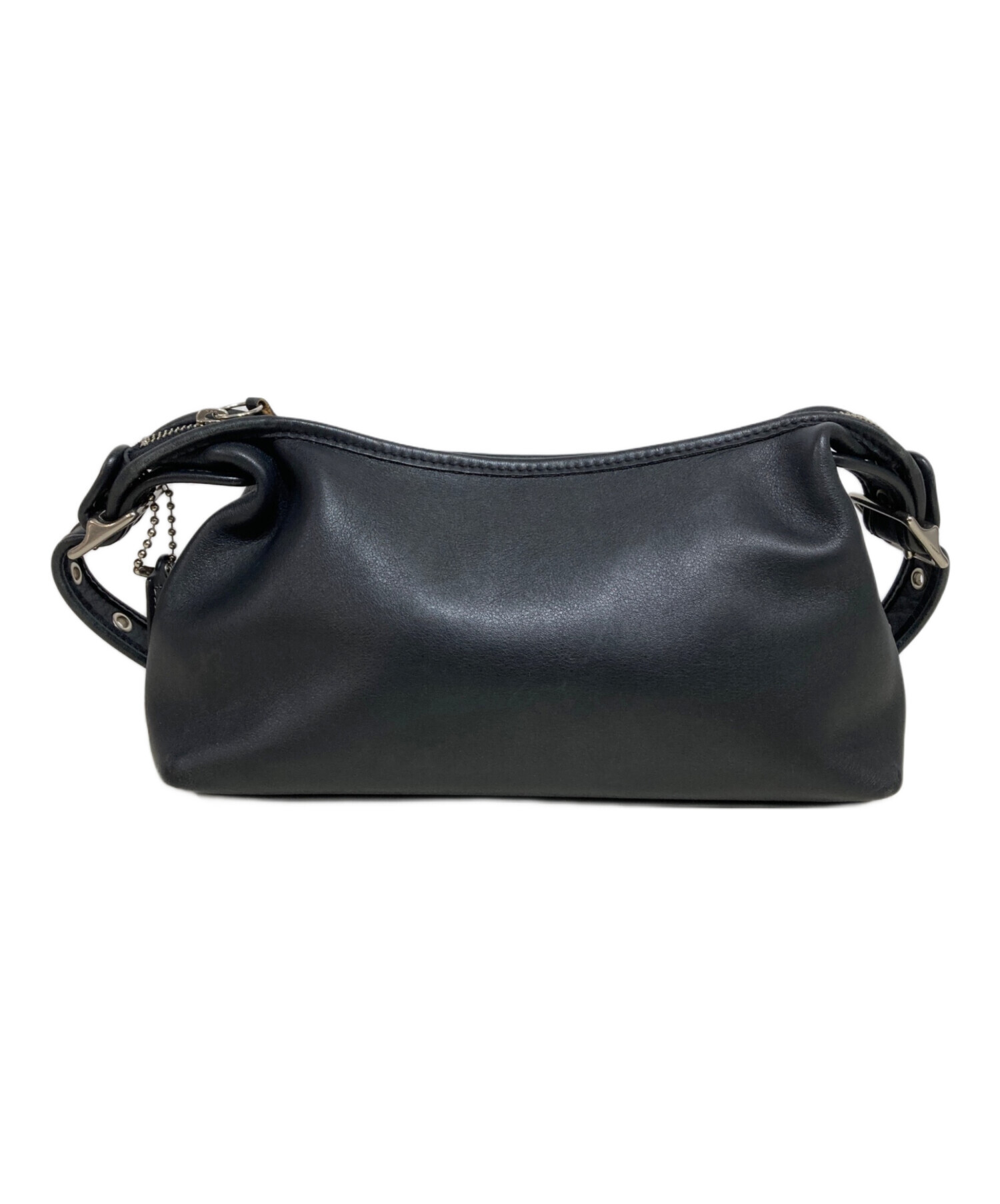 中古・古着通販】COACH (コーチ) ワンショルダーバッグ ブラック