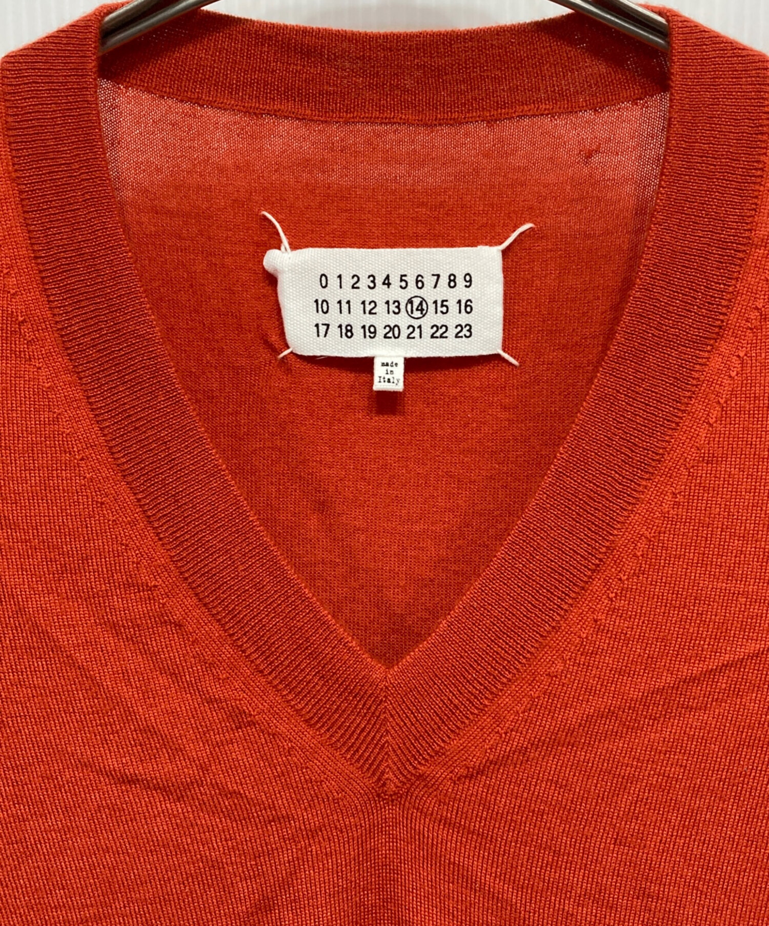 中古・古着通販】Maison Margiela (メゾンマルジェラ) Vネックニット