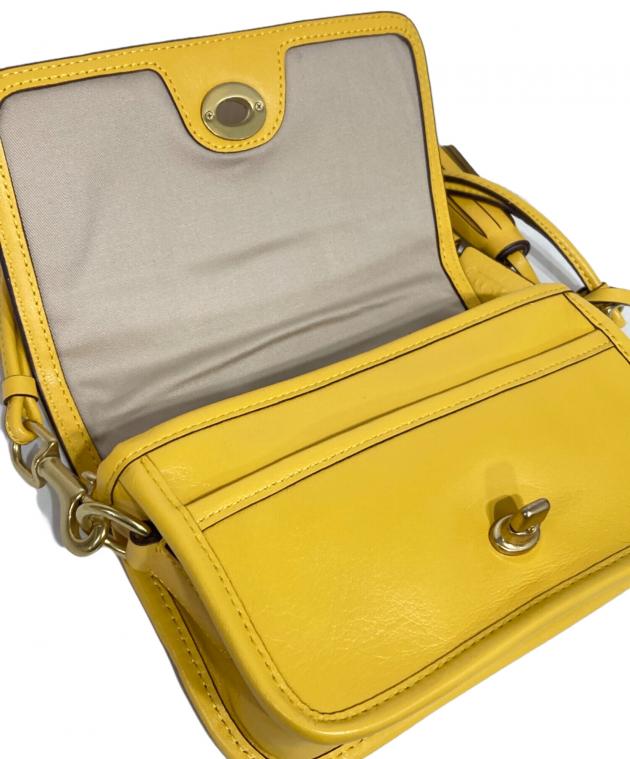 中古・古着通販】COACH (コーチ) ショルダーバッグ イエロー｜ブランド