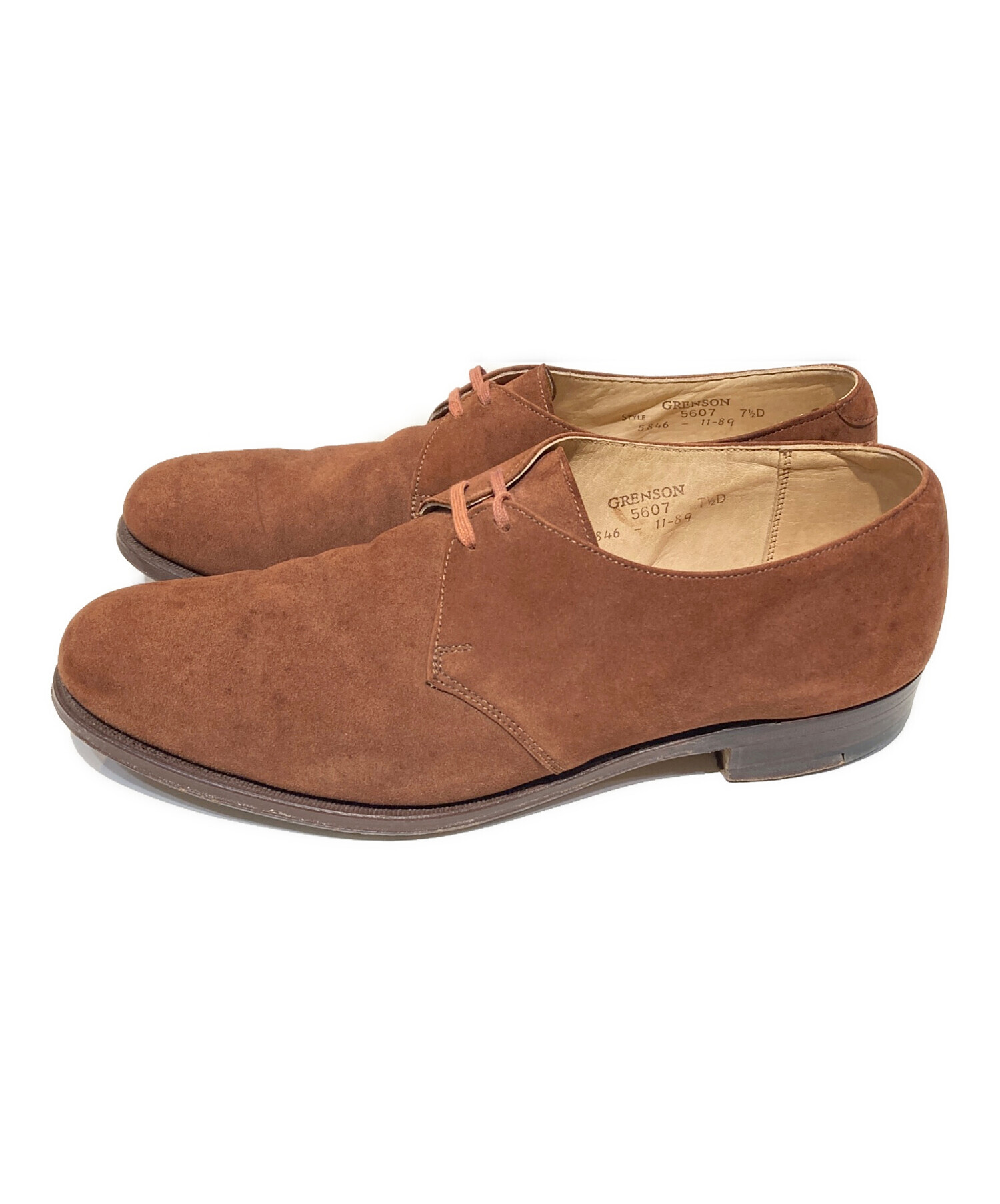 グレンソン GRENSON ドレスシューズ ブラウン【サイズ6 1/2】【メンズ 